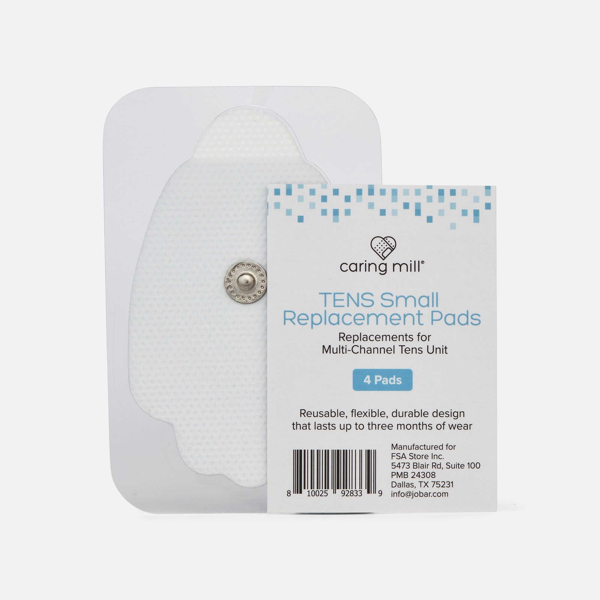 Caring Mill™ Replacement Pads for Multi-Channel TENS Units, 4 pack, , large