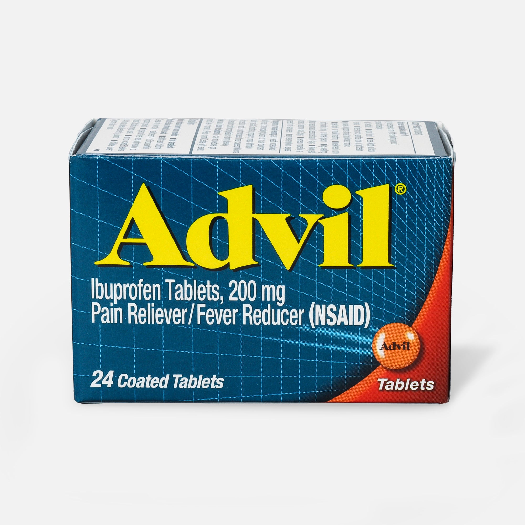 Advil Pain Reliever and Fever Reducer Coated Tablets, 200 mg, , large