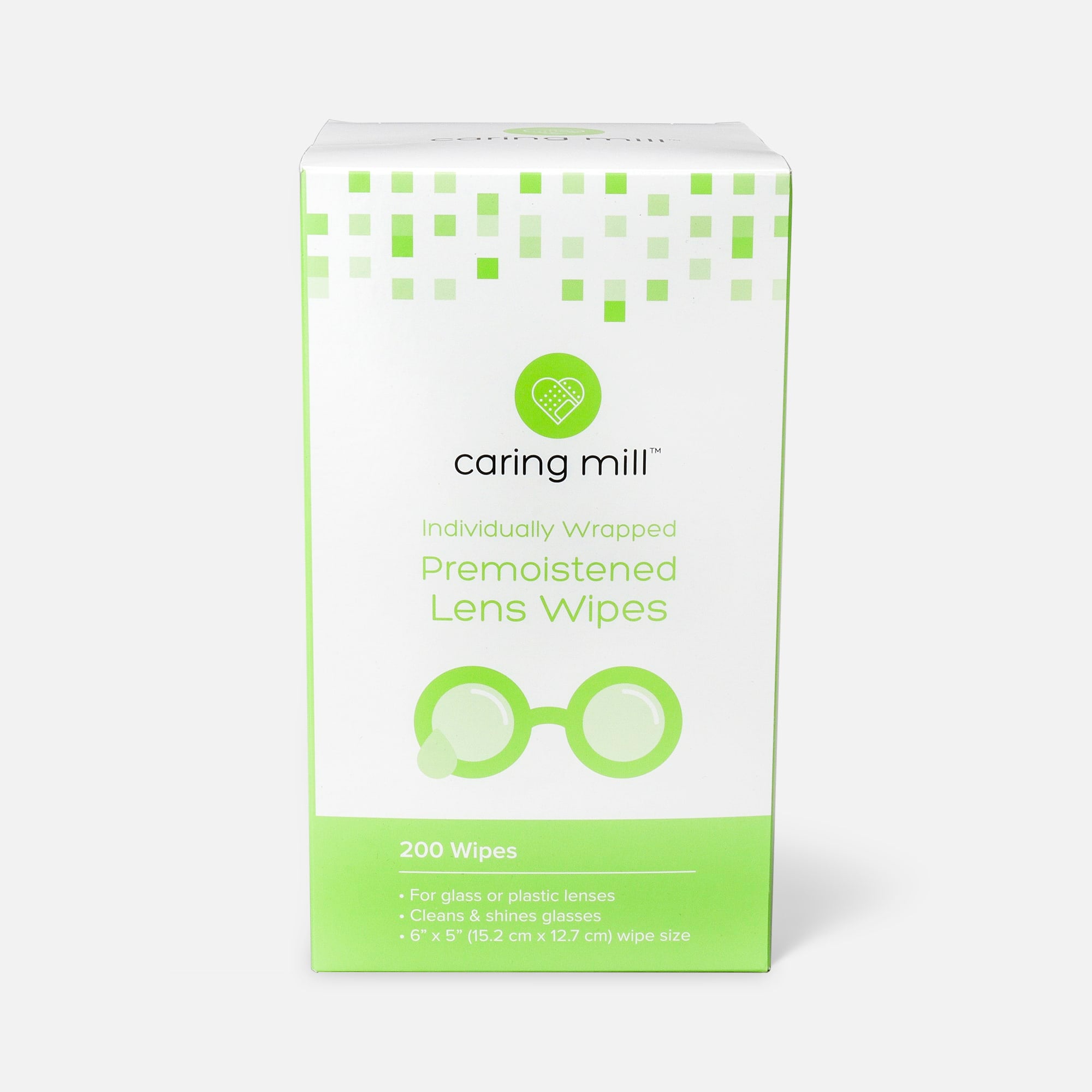 Caring Mill™ Premoistened Lens Wipes, 200 ct.