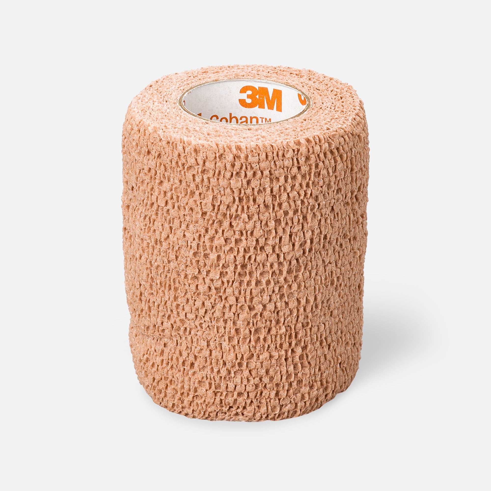 Nexcare No Hurt Self-Adherent Wrap, 3 in x 80 in, Tan, , large