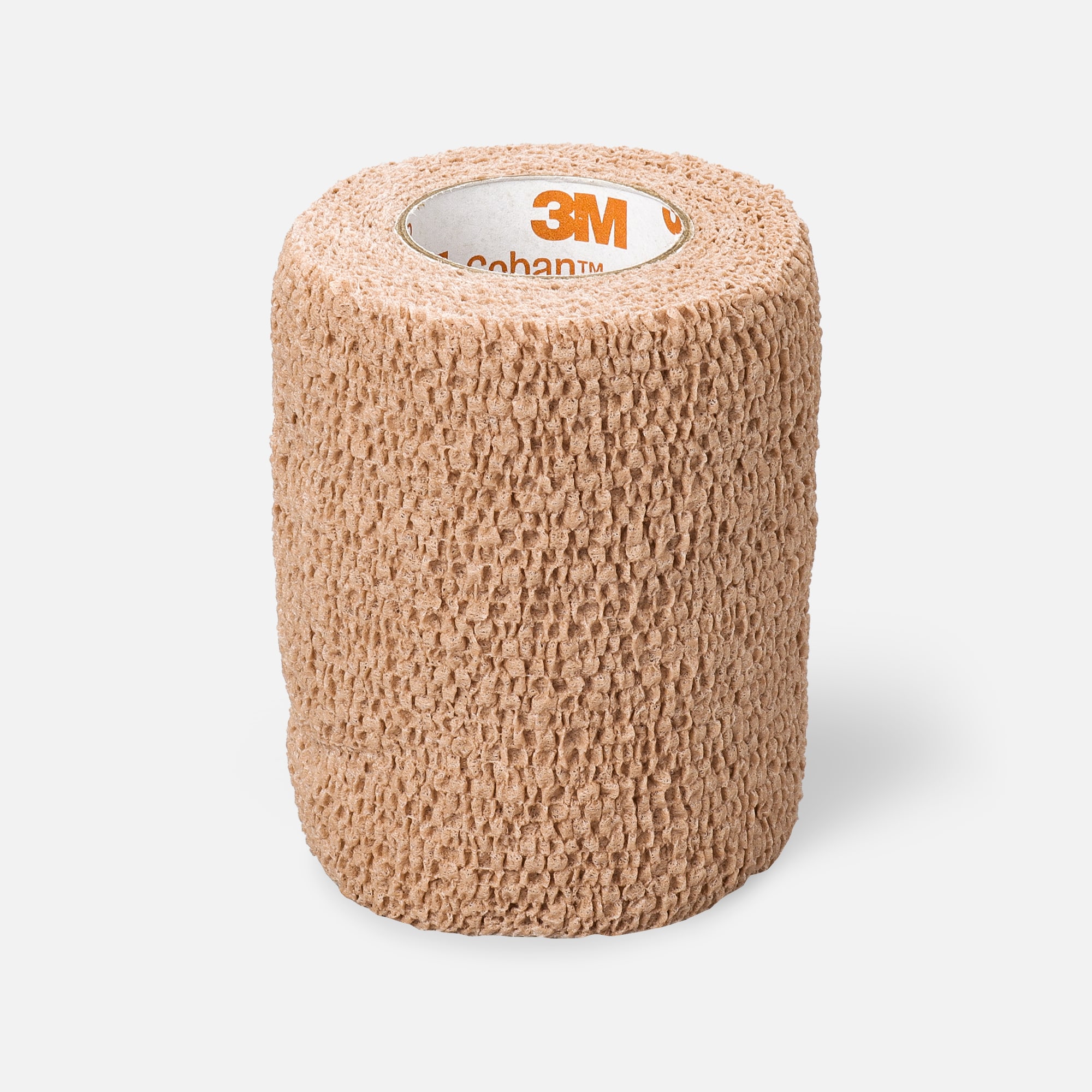 Nexcare No Hurt Self-Adherent Wrap, 3 in x 80 in, Tan, , large
