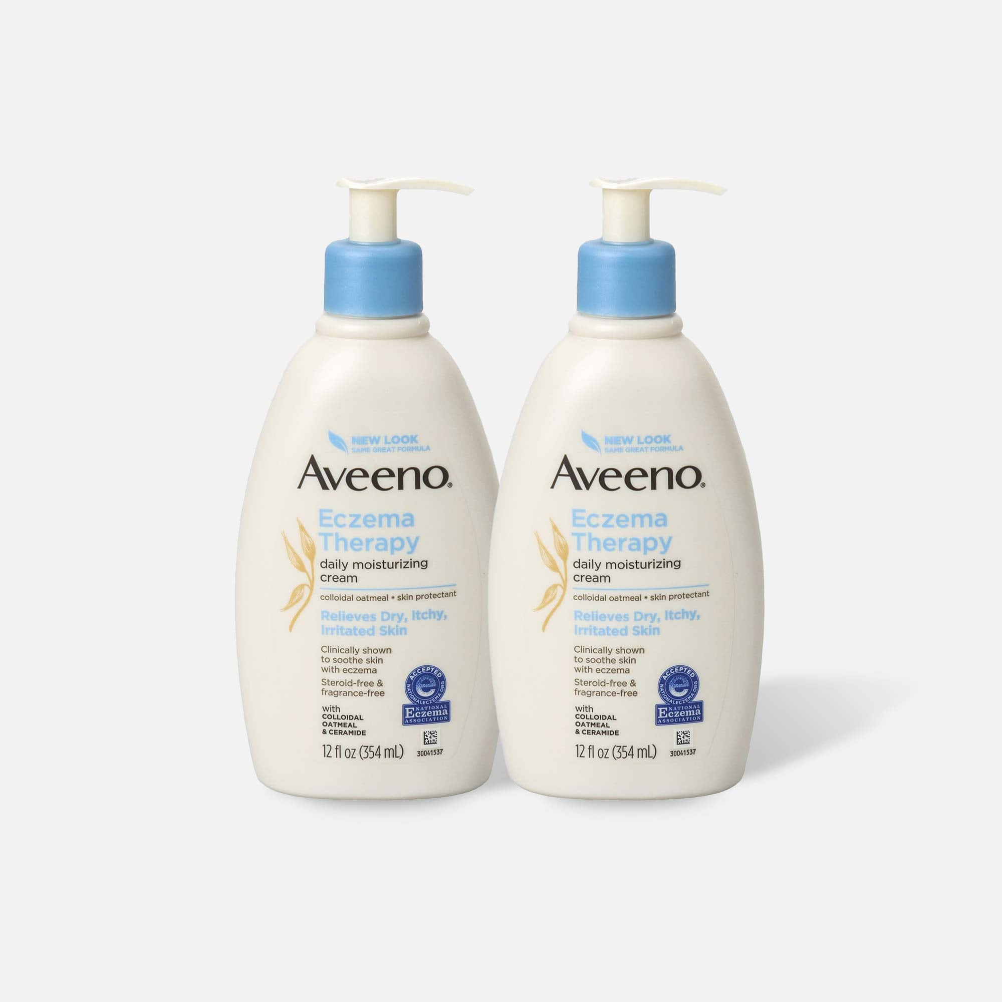 Aveeno Eczema Therapy Daily Moisturizing Cream, 12 oz. (2-Pack), , large