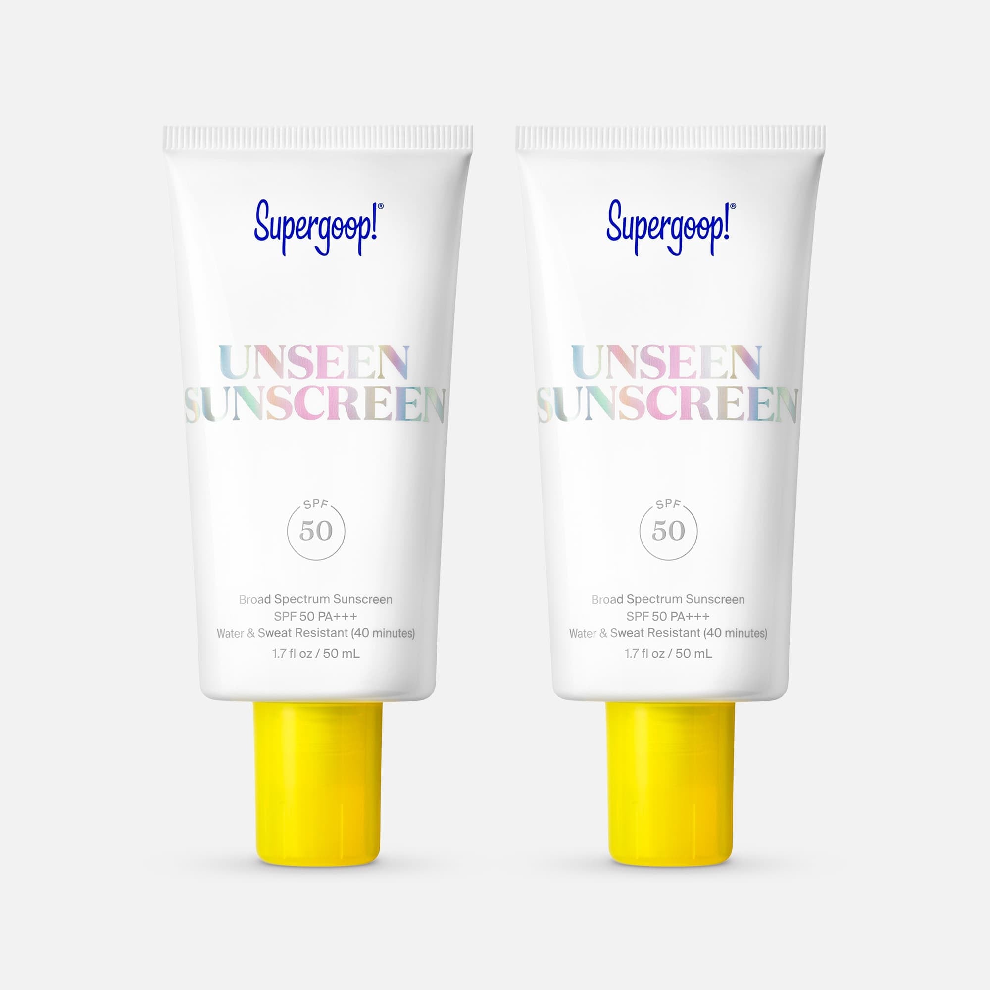 Supergoop! Unseen Sunscreen, SPF 50, 1.7 fl oz. (2-Pack), , large