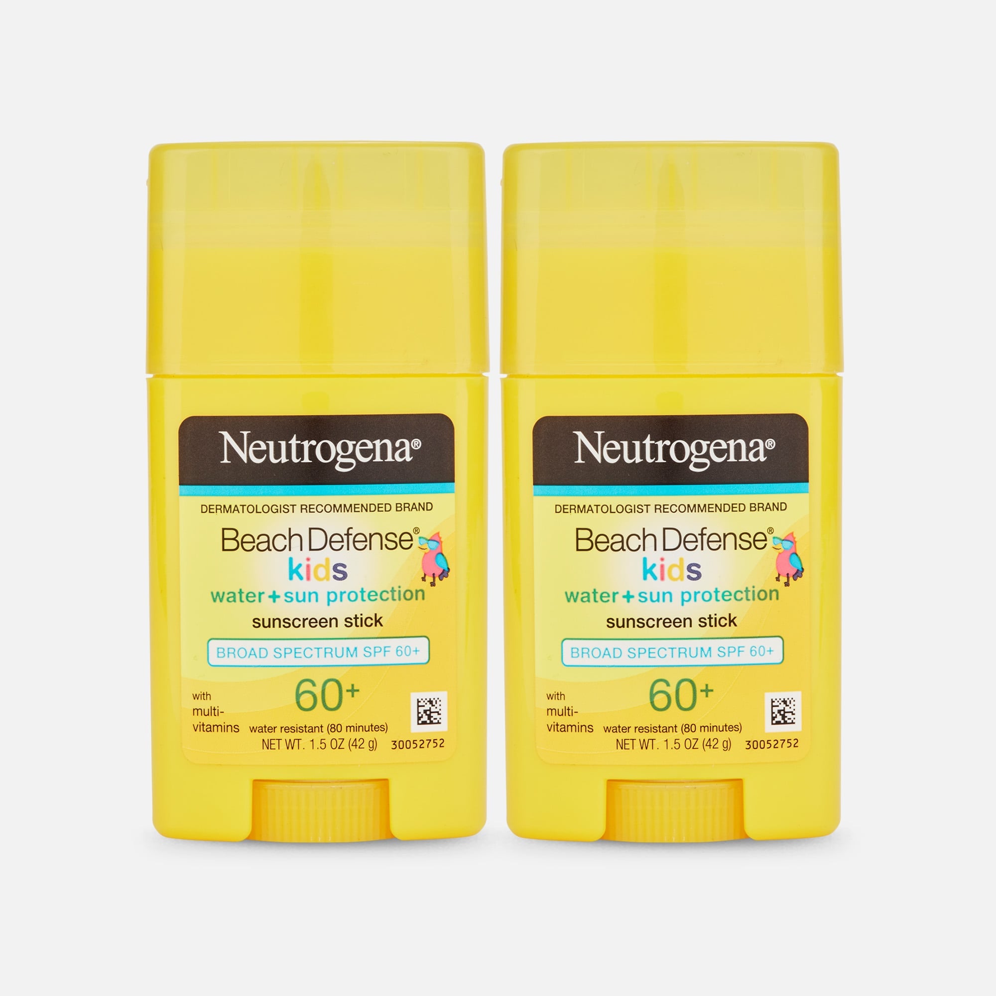 Neutrogena Beach Defense Kids Sunscreen Stick, SPF 60+, 1.5 oz. (2-Pack), , large