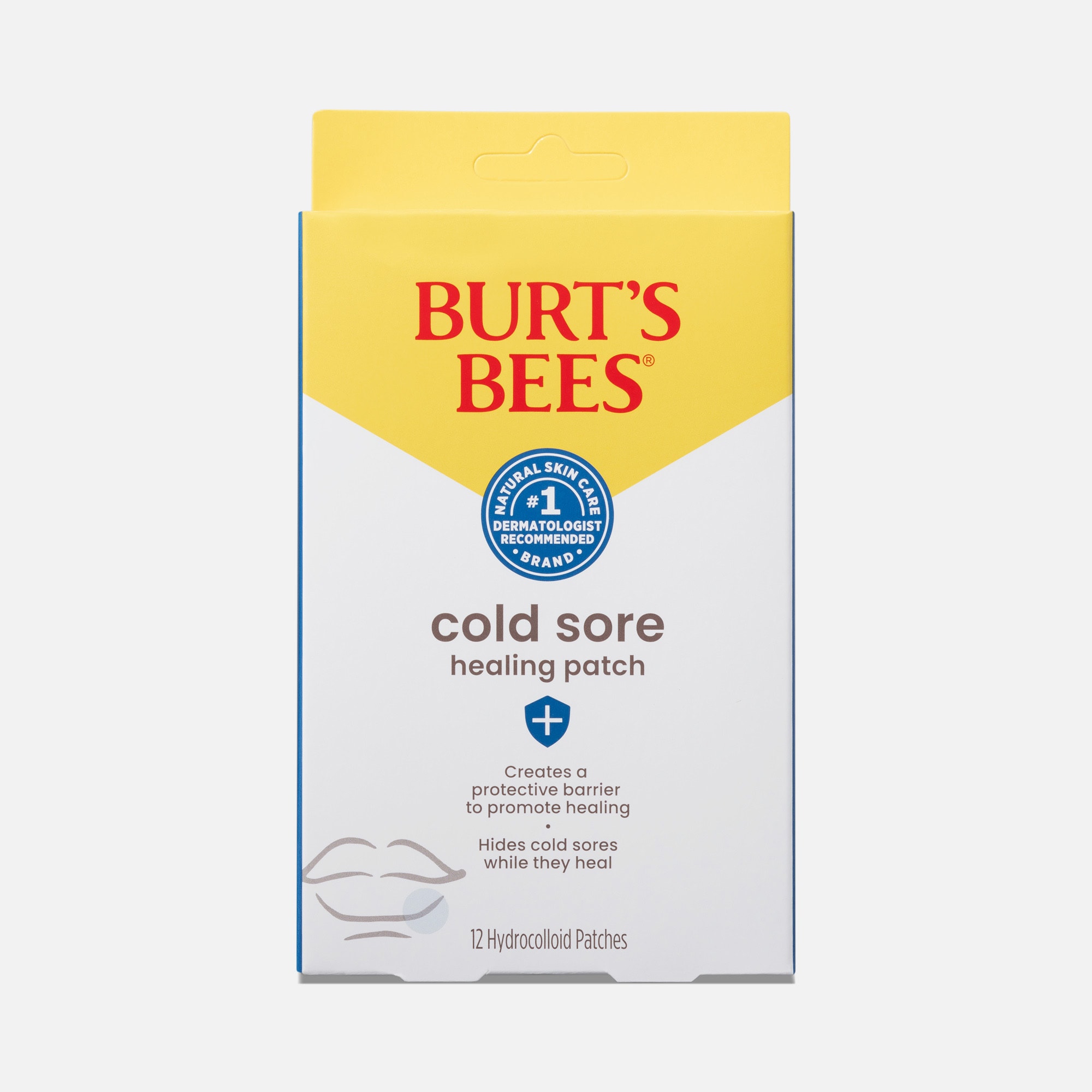 Burt's Bees Cold Sore Healing Patches, 12-Pack, , large