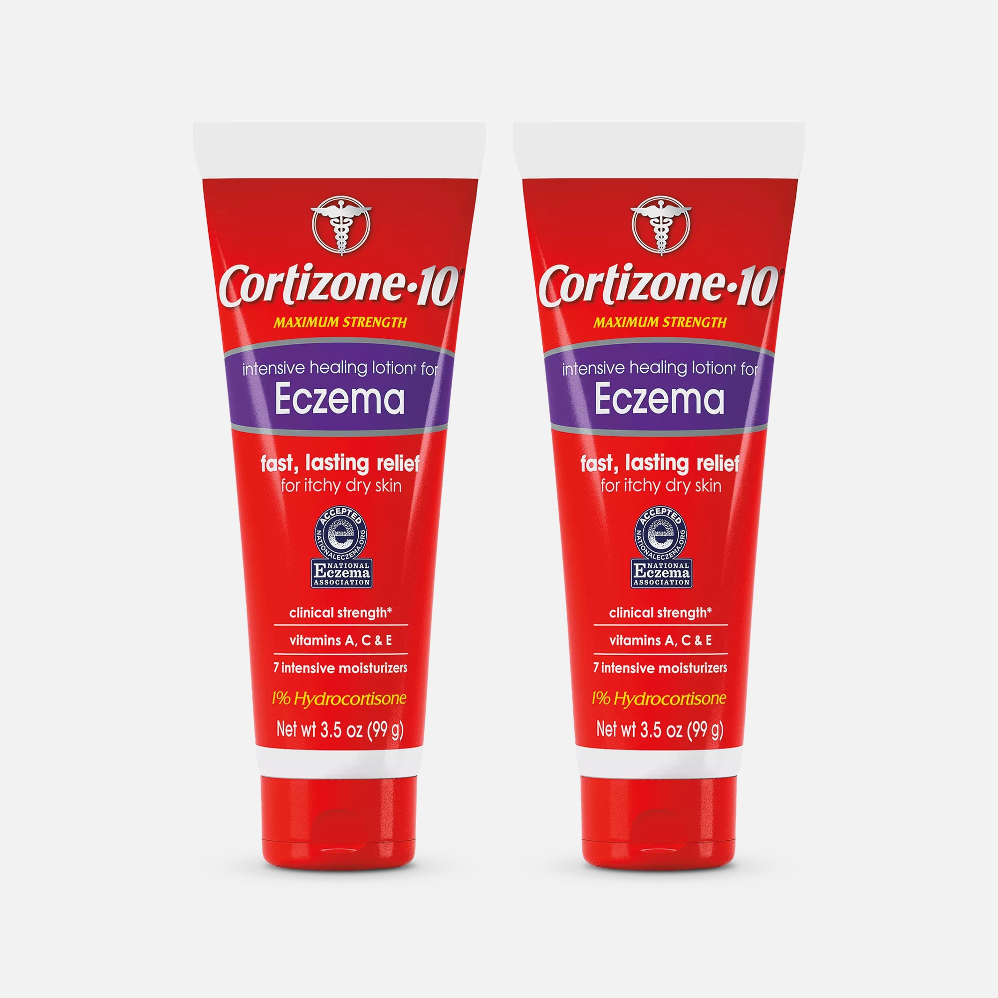 Cortizone 10 Intensive Healing Lotion, Eczema and Itchy, Dry Skin, 3.5 oz. (2-Pack), , large