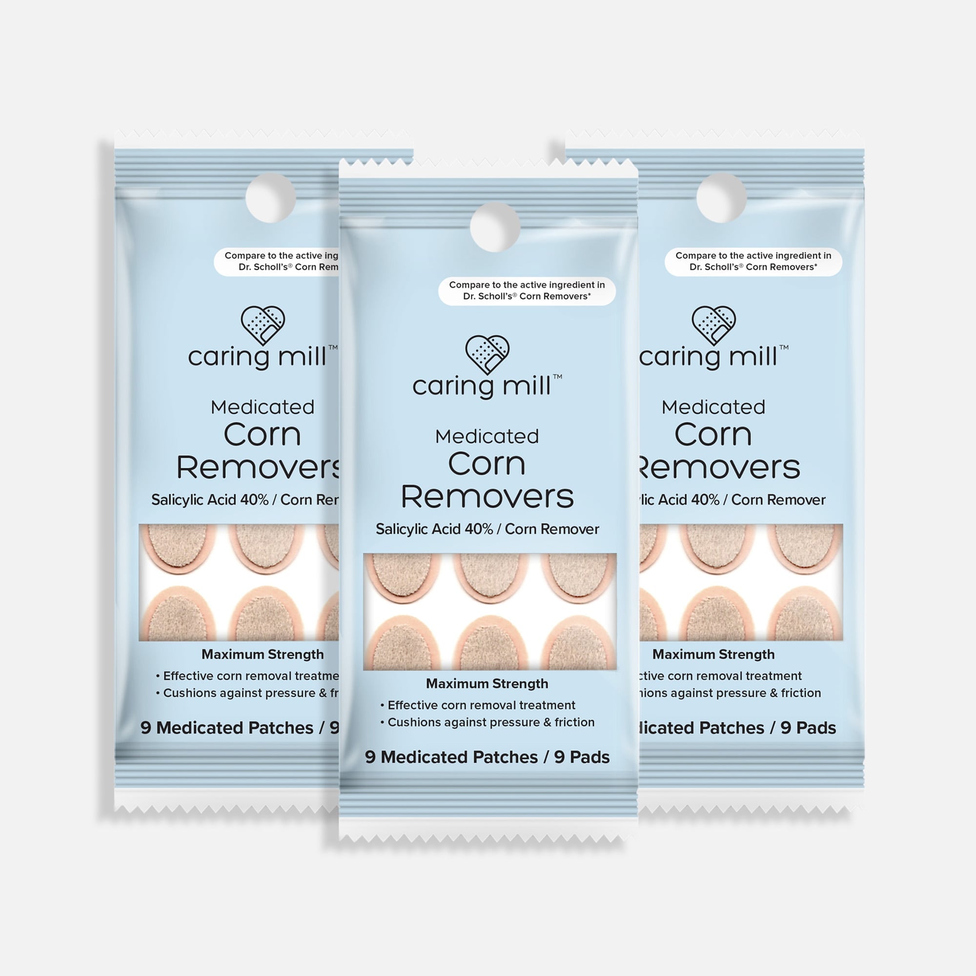 Caring Mill™ Medicated Corn Removers, 9 ct. (3-Pack), , large