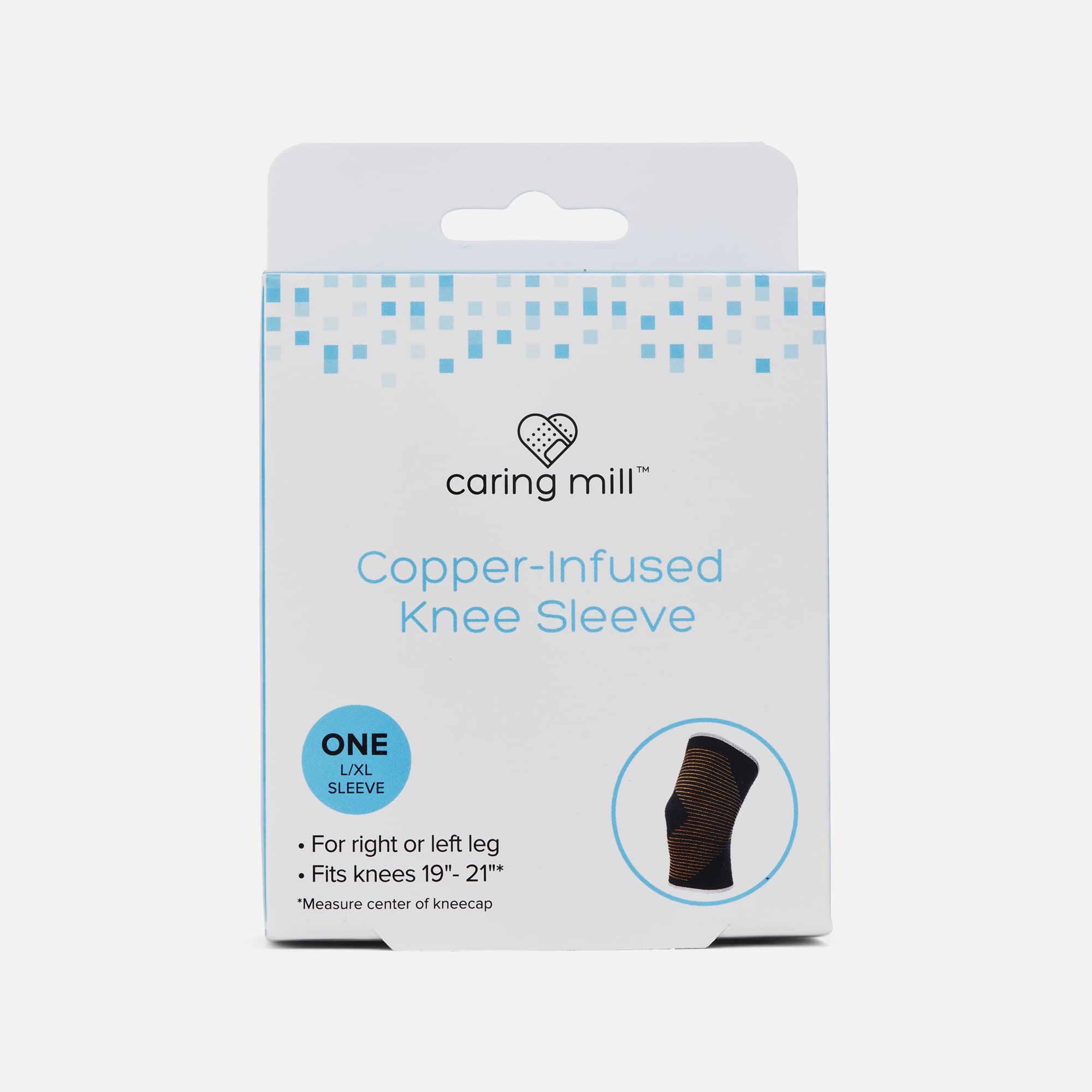 Caring Mill™ Copper-Infused Knee Compression Sleeve, L/XL