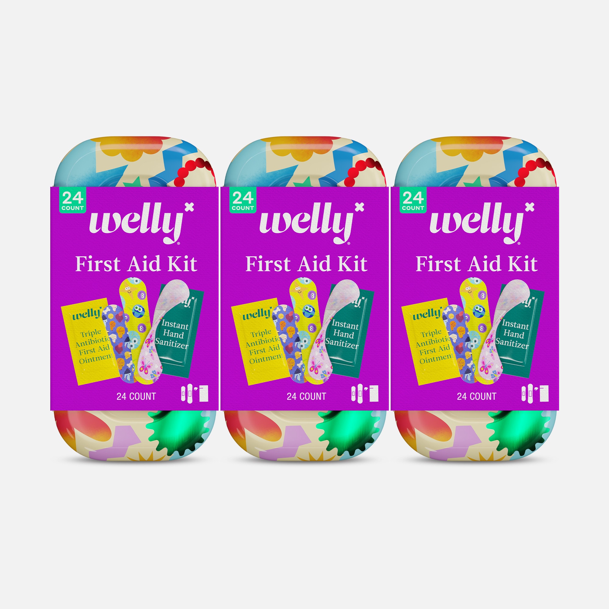 Welly Quick Fix Kit First Aid Travel Kit - 24 ct. (3-Pack), , large