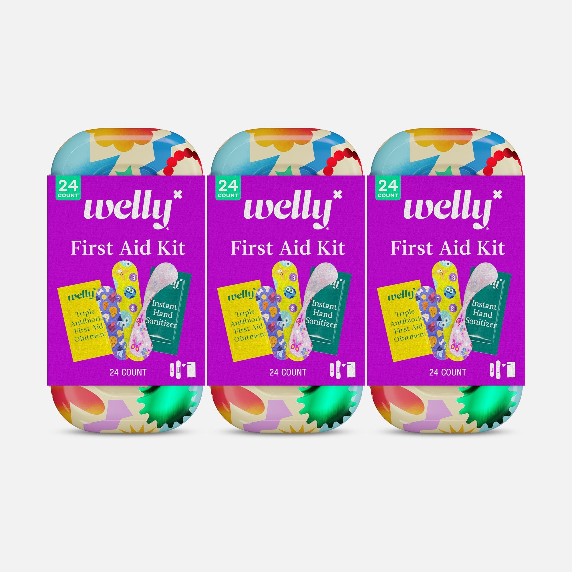 Welly Quick Fix Kit First Aid Travel Kit - 24 ct. (3-Pack), , large