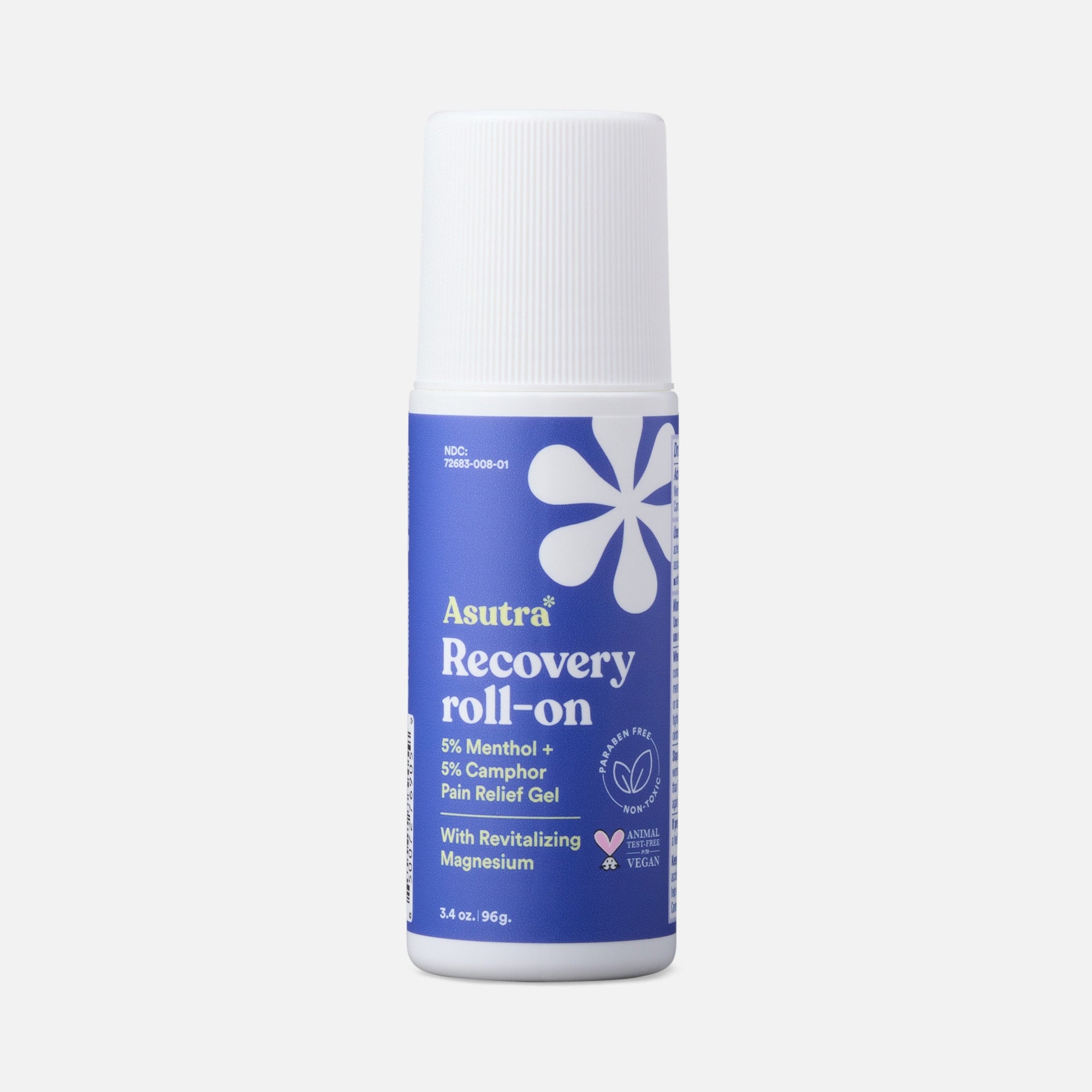 Asutra Recovery Roll On with Menthol, Camphor, and Magnesium, 3.4 oz., , large