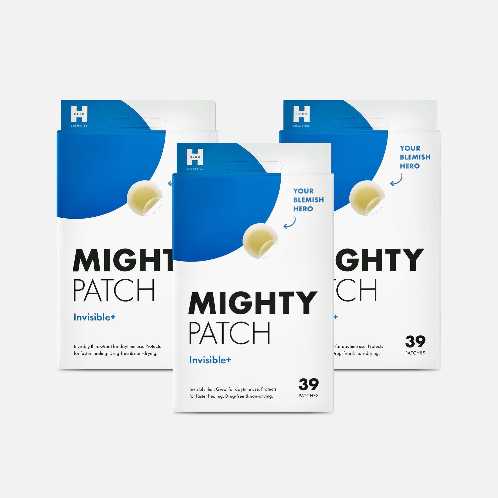Mighty Patch Invisible+ Acne Treatment Patches, 39 ct. (3-Pack), , large
