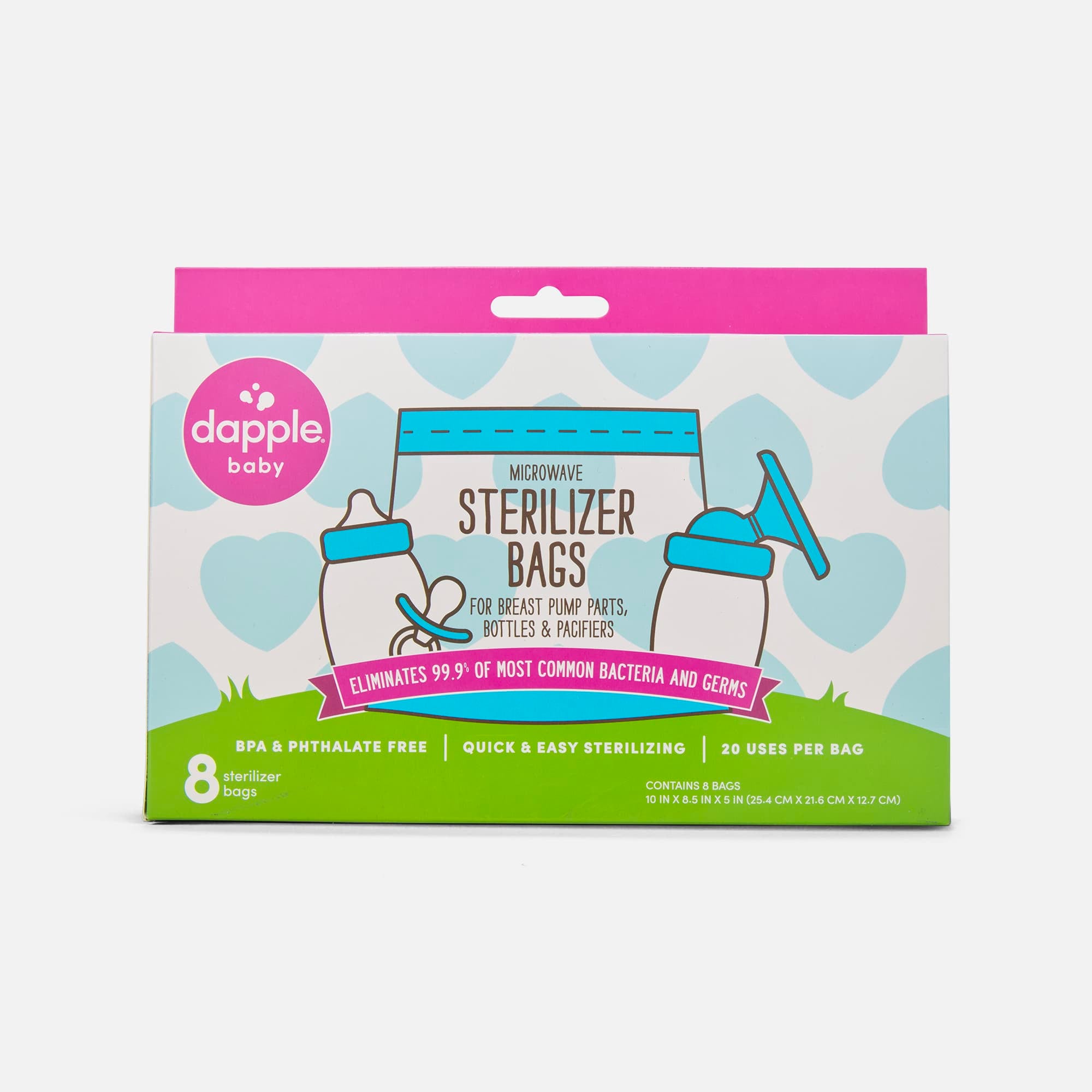 Dapple Baby Microwave Sterilizer Bags, 8 ct., , large