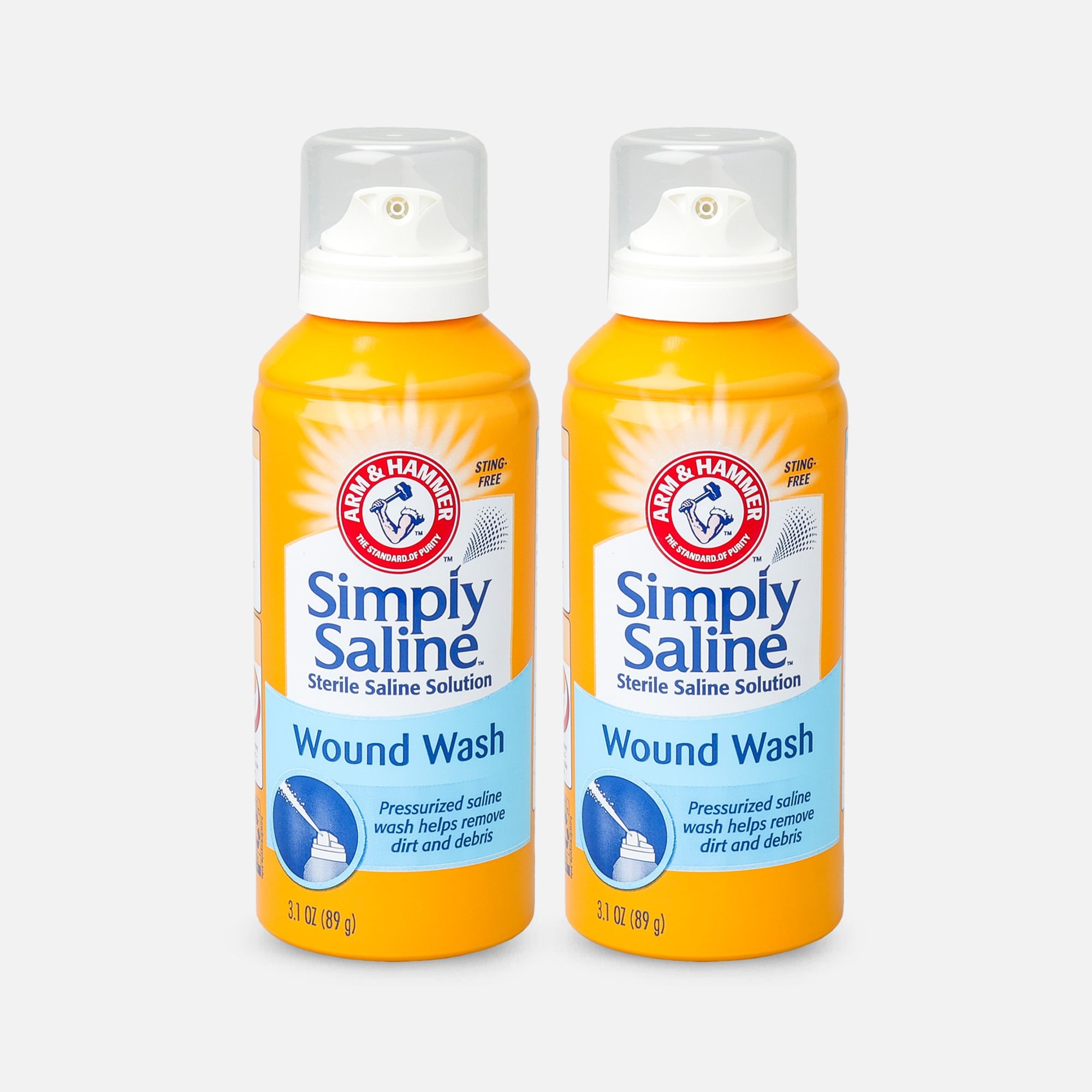 Wound Wash Saline, Simply Painless 0.9% - 3 oz. (2-Pack), , large