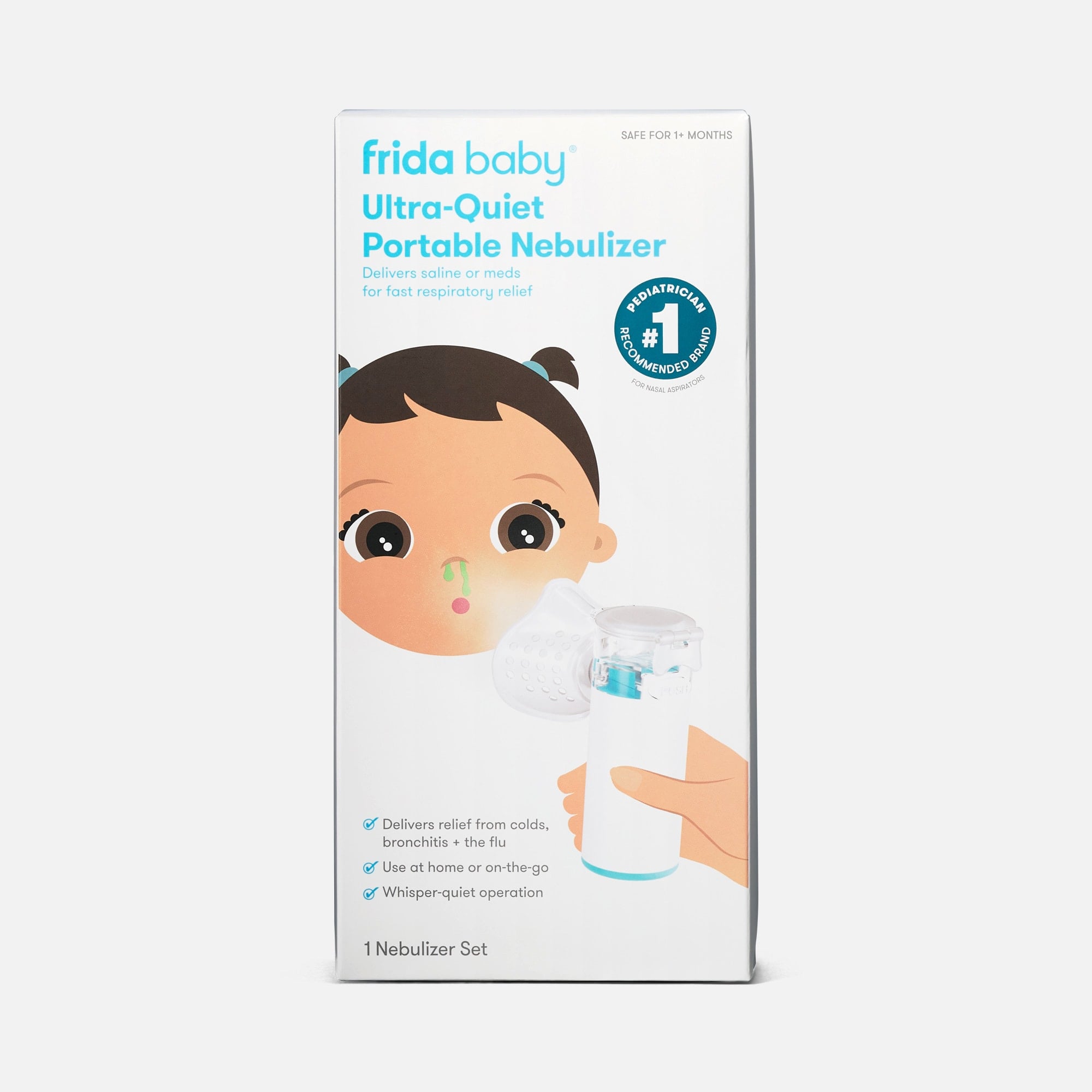 Frida Baby Ultra-Quiet Portable Nebulizer, , large