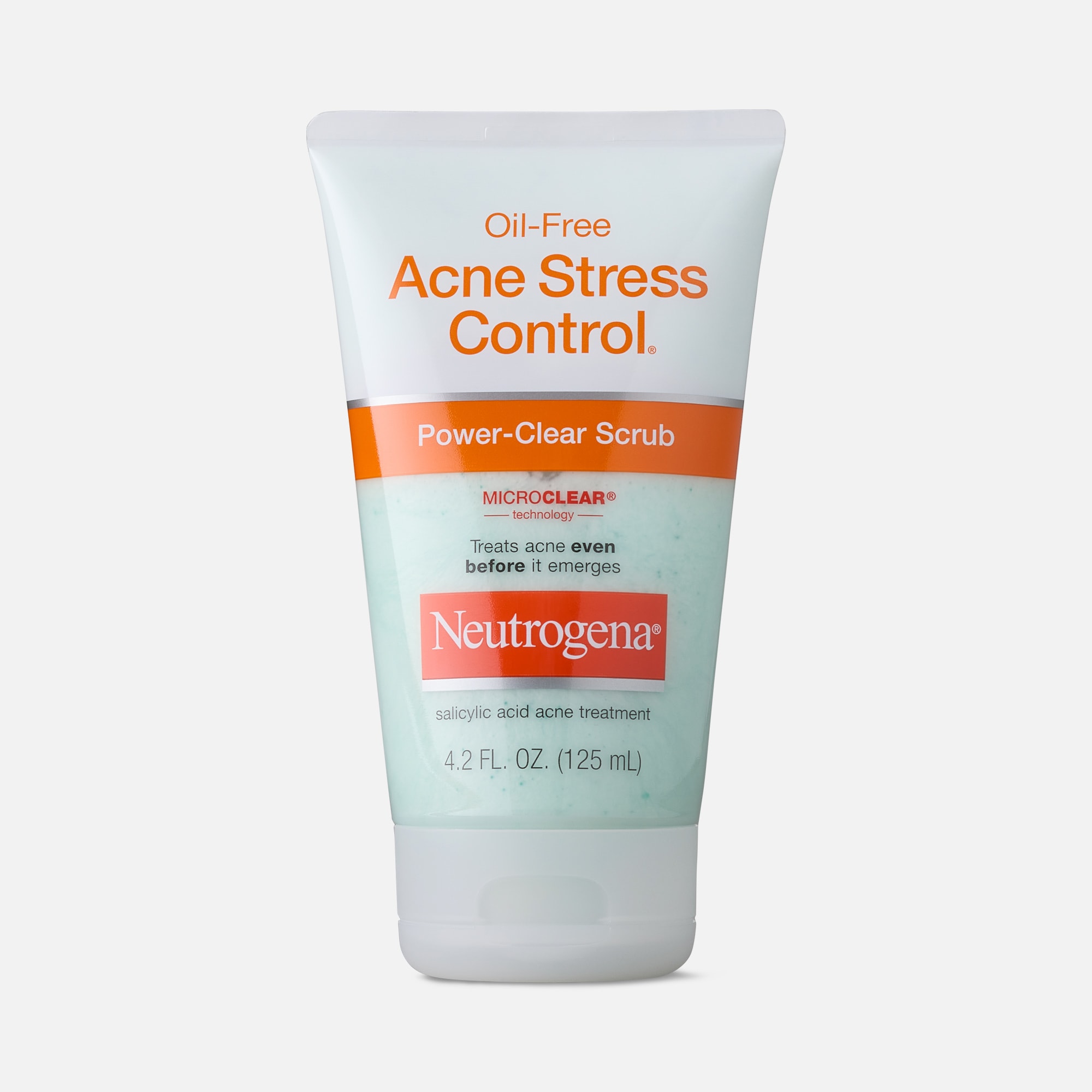 Neutrogena Oil-Free Acne Stress Control Power-Clear Scrub, 4.2 fl oz., , large