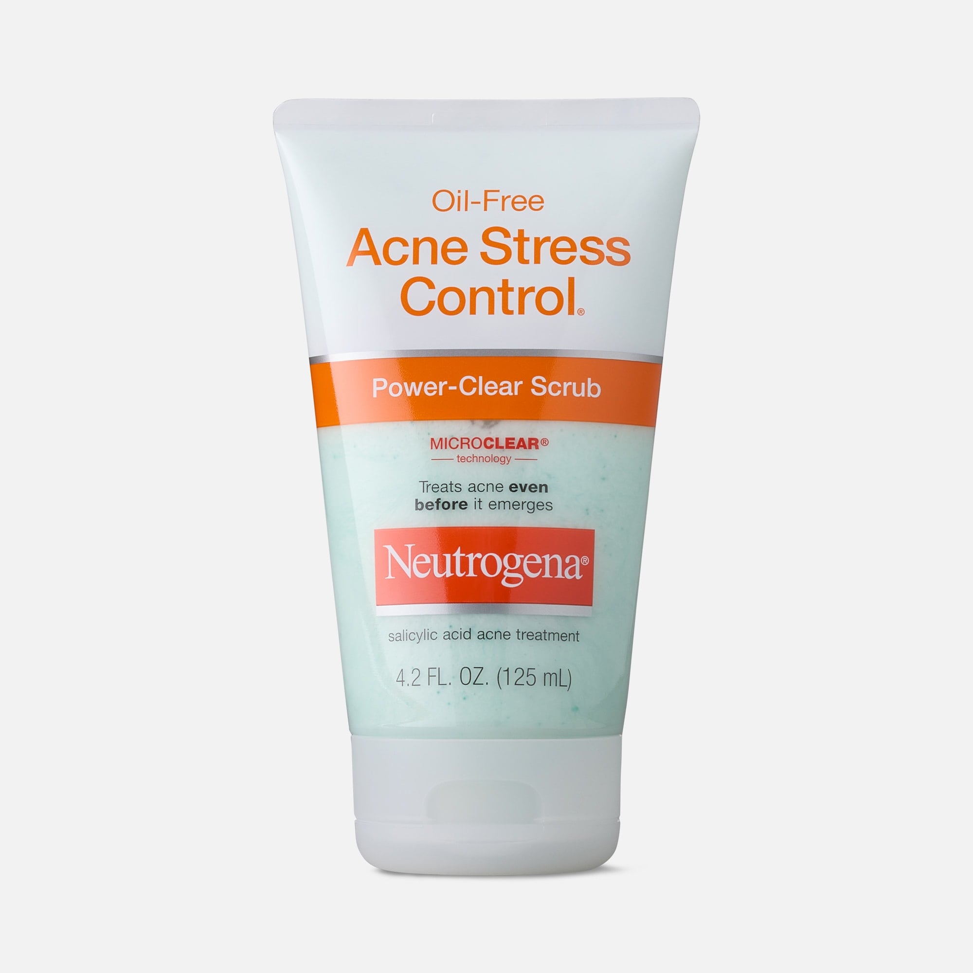 Neutrogena Oil-Free Acne Stress Control Power-Clear Scrub, 4.2 fl oz., , large