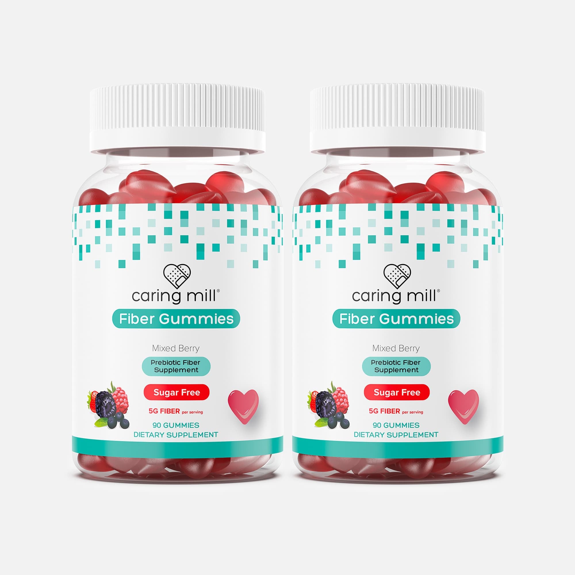 Caring Mill™ Fiber Gummy Vitamins, 90 ct. (2-Pack), , large