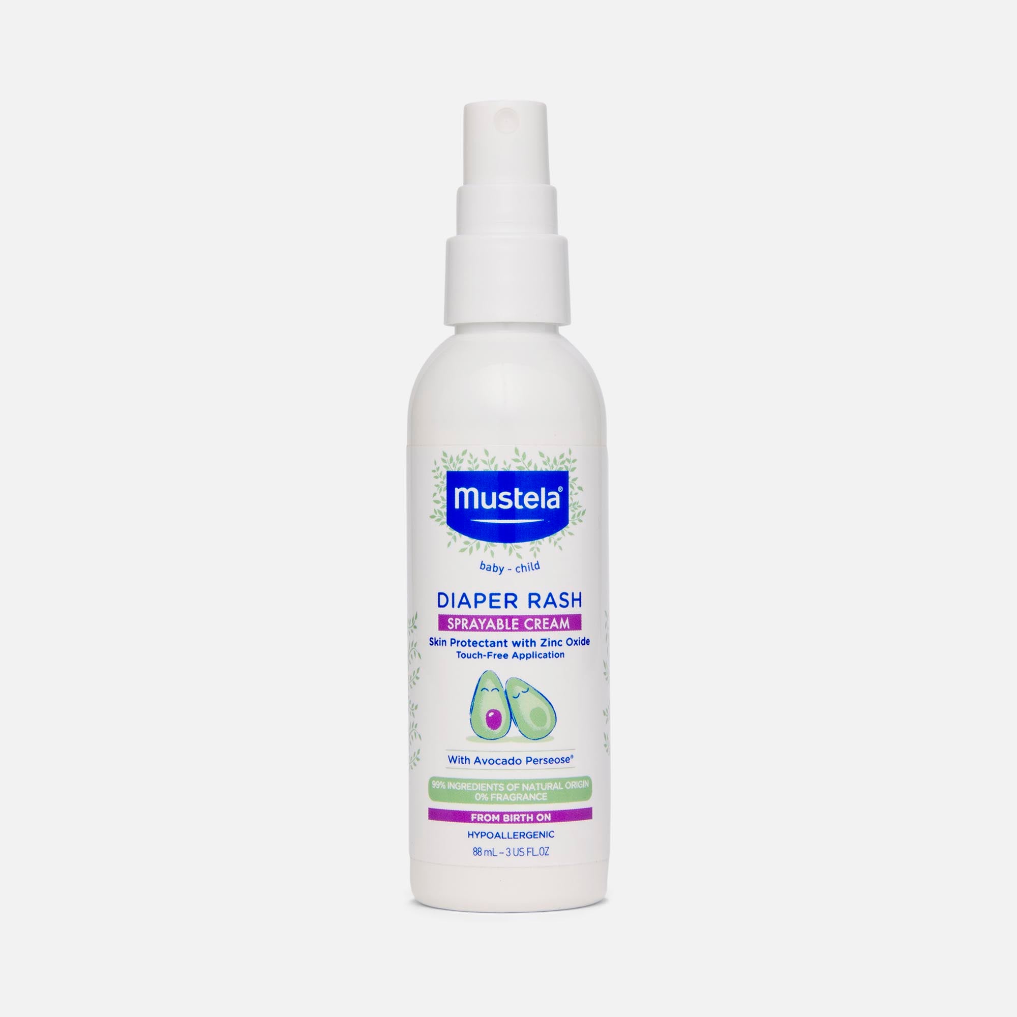 Mustela Diaper Rash Sprayable Cream, 3 fl oz., , large