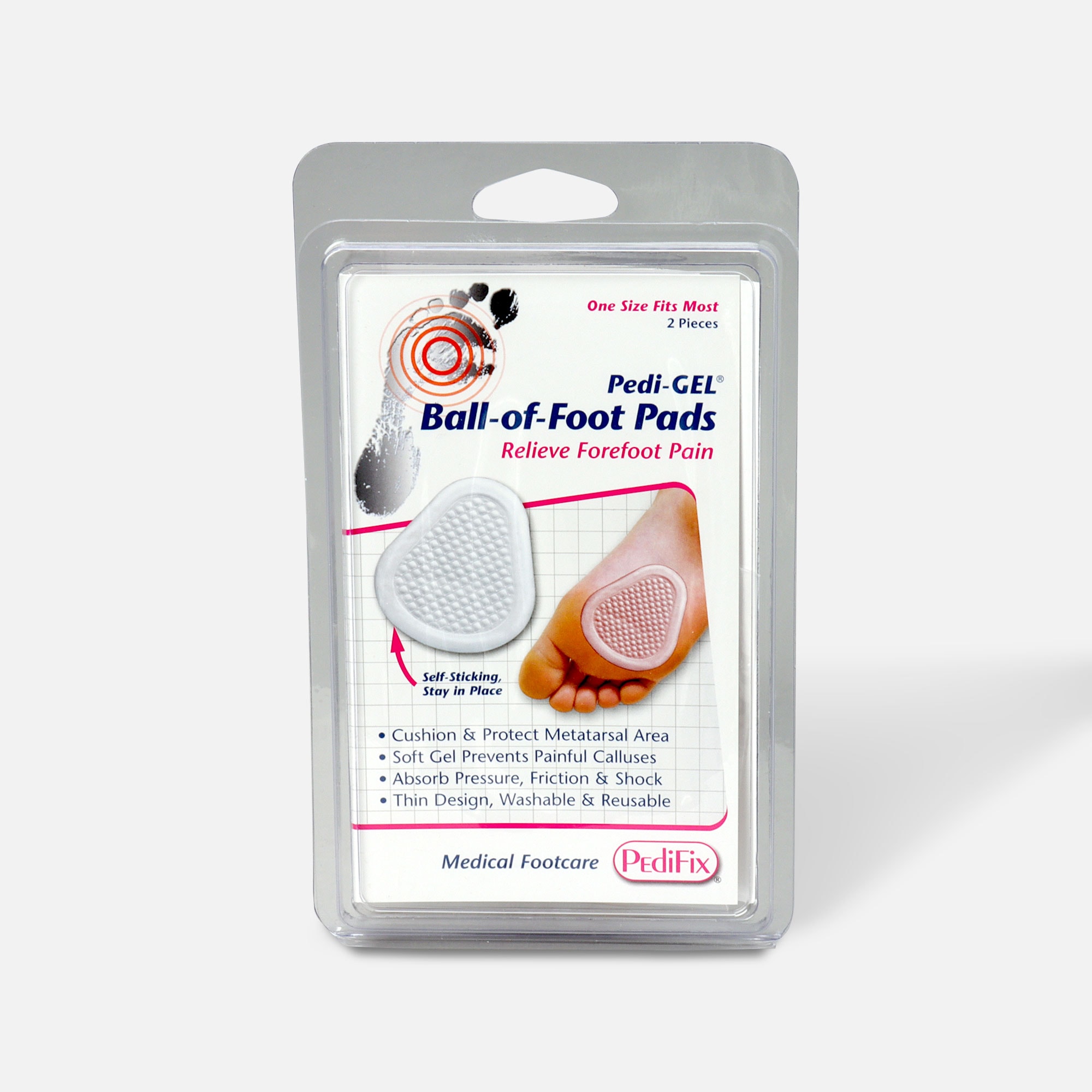 Pedifix Pedi-GEL Ball-of-Foot Pads, , large