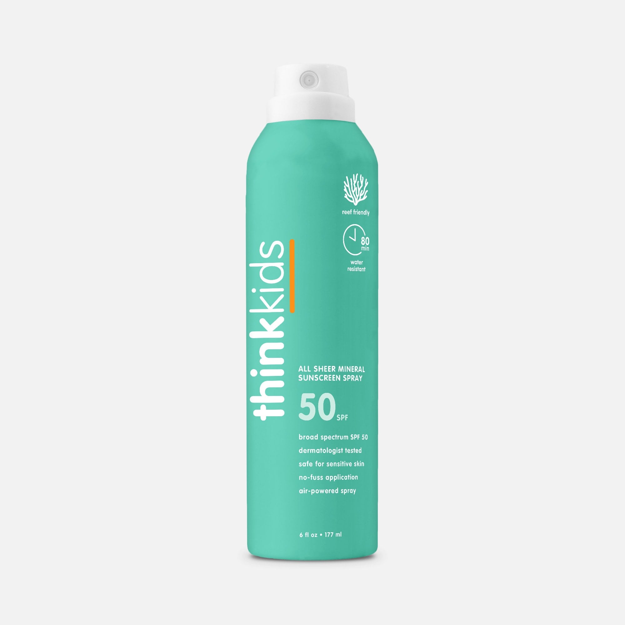 thinkkids SPF 50  All Sheer Mineral Sunscreen Spray,  6 fl oz., , large