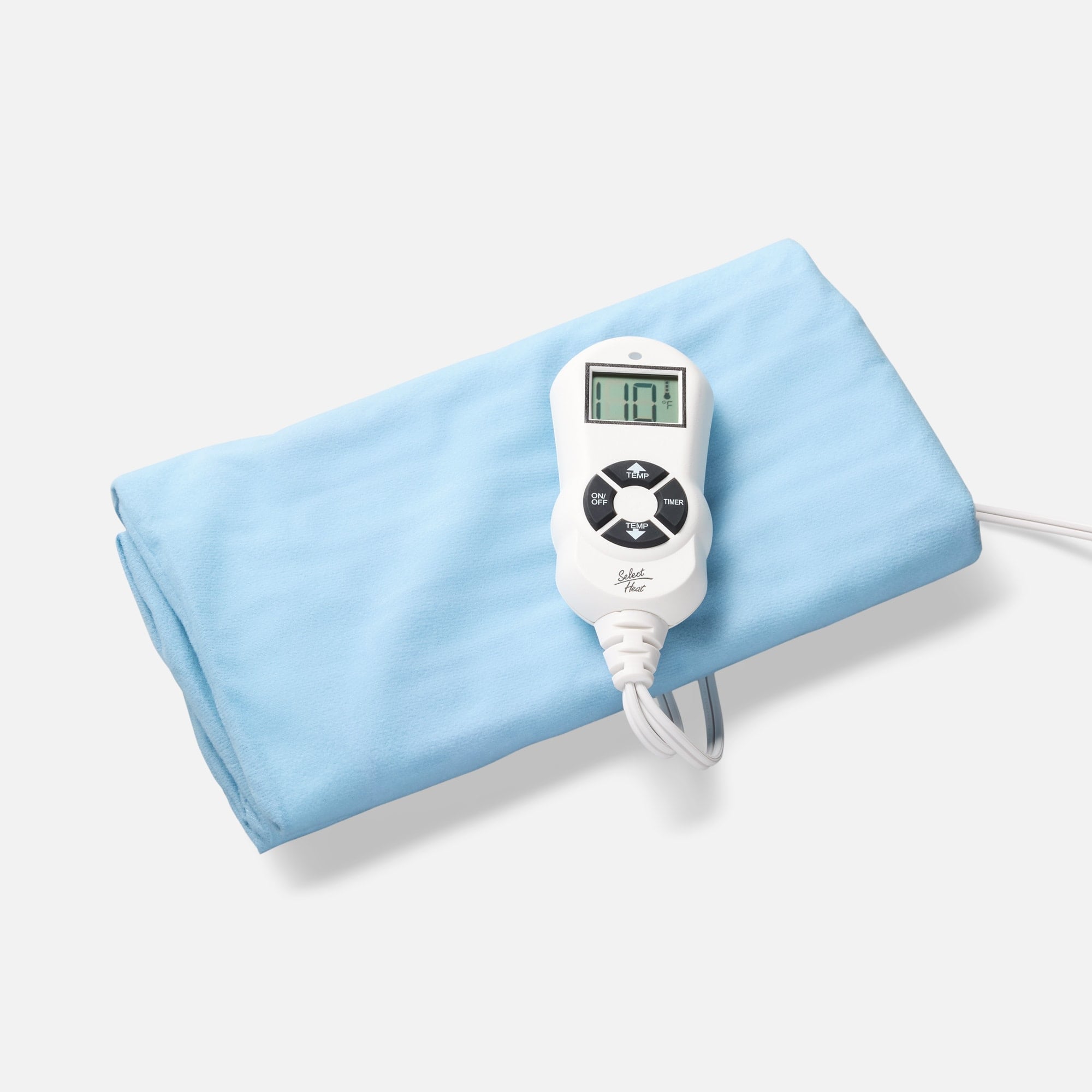 Caring Mill™ LCD Moist/ Dry Heating Pad King Size 12" x 24", , large