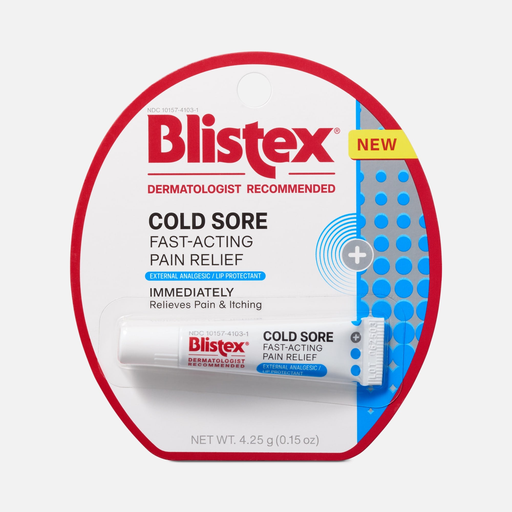 Blistex Cold Sore Fast-Acting Pain Relief, 0.15 oz., , large