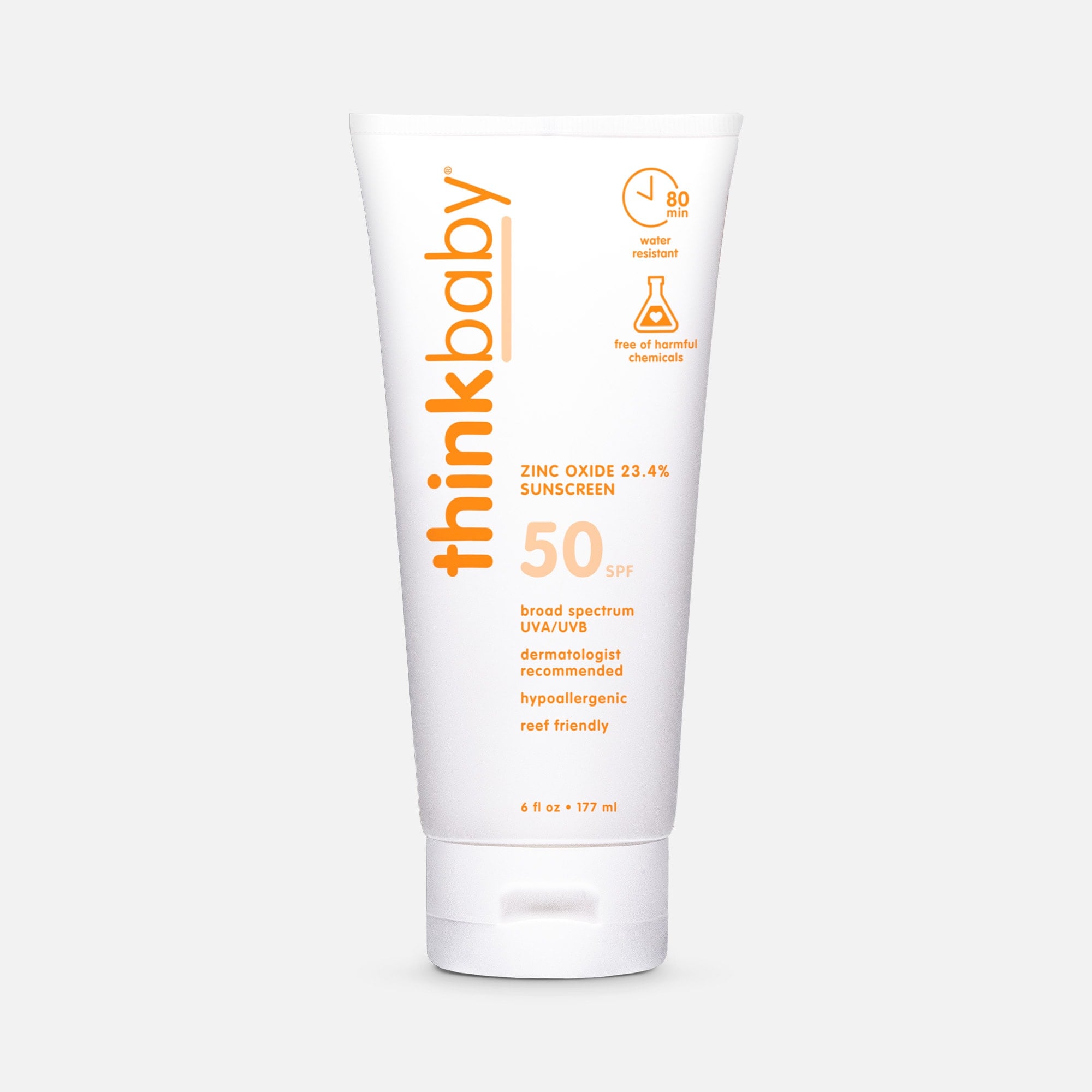 thinkbaby SPF 50 Sunscreen, 6 fl oz., , large