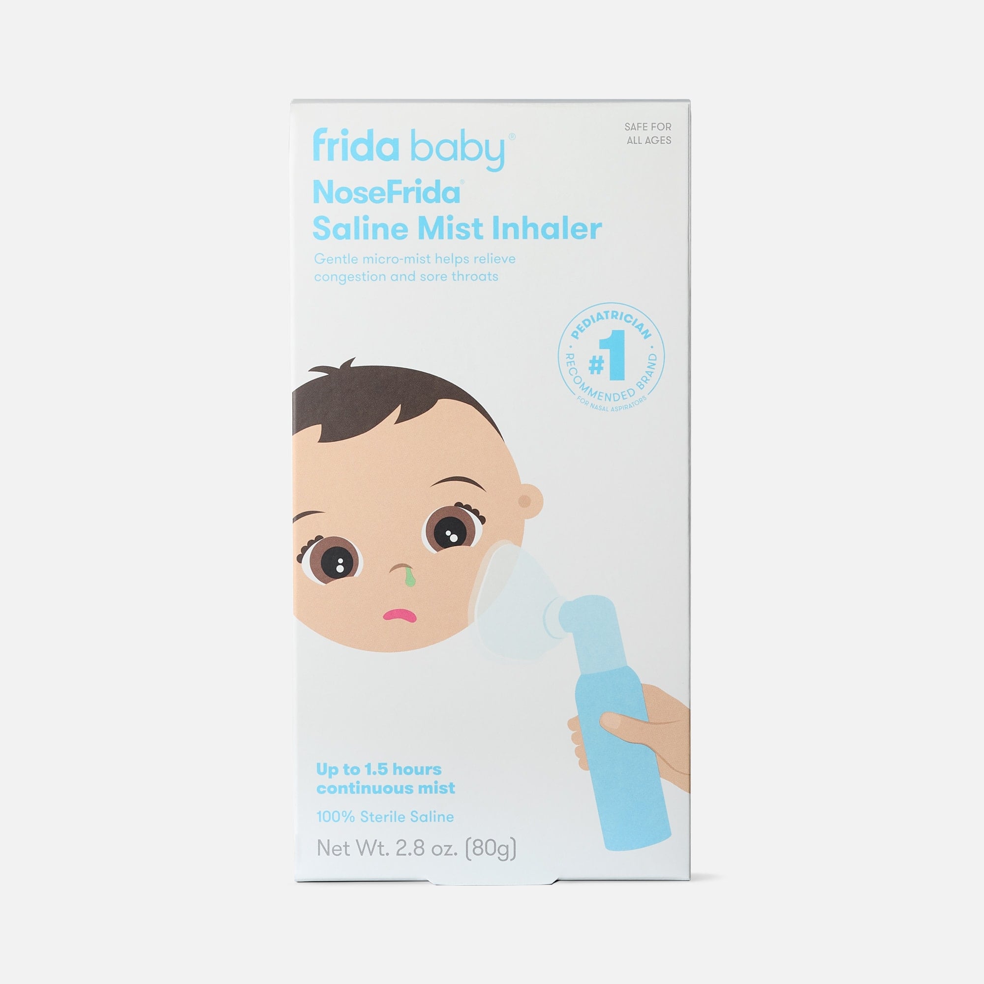 NoseFrida Saline Mist Inhaler, 2.8 oz., , large