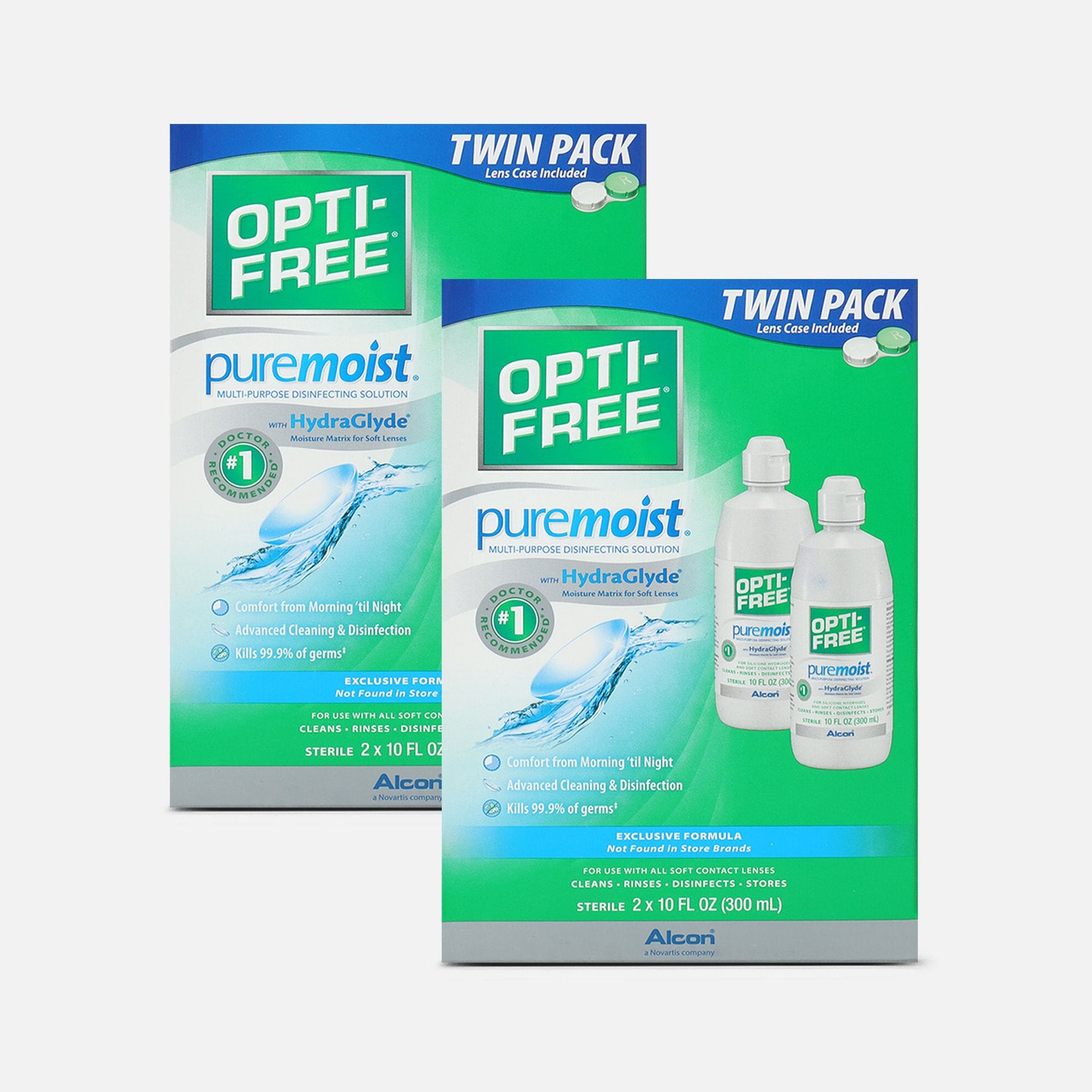Opti-Free PureMoist Disinfecting Solution 10 fl oz. (4-Pack), , large