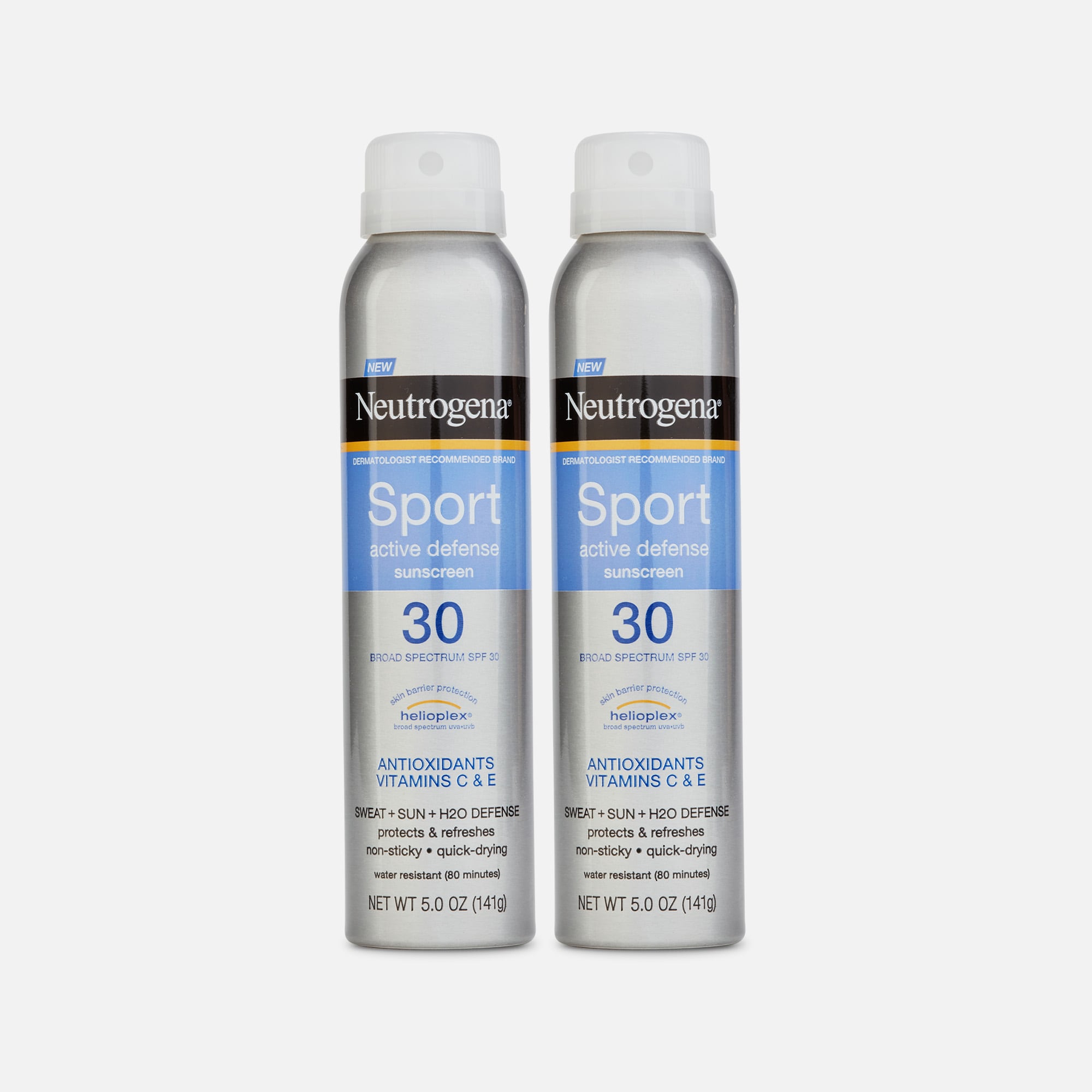 Neutrogena Sport Body Spray, SPF 30, 5 oz. (2-Pack), , large