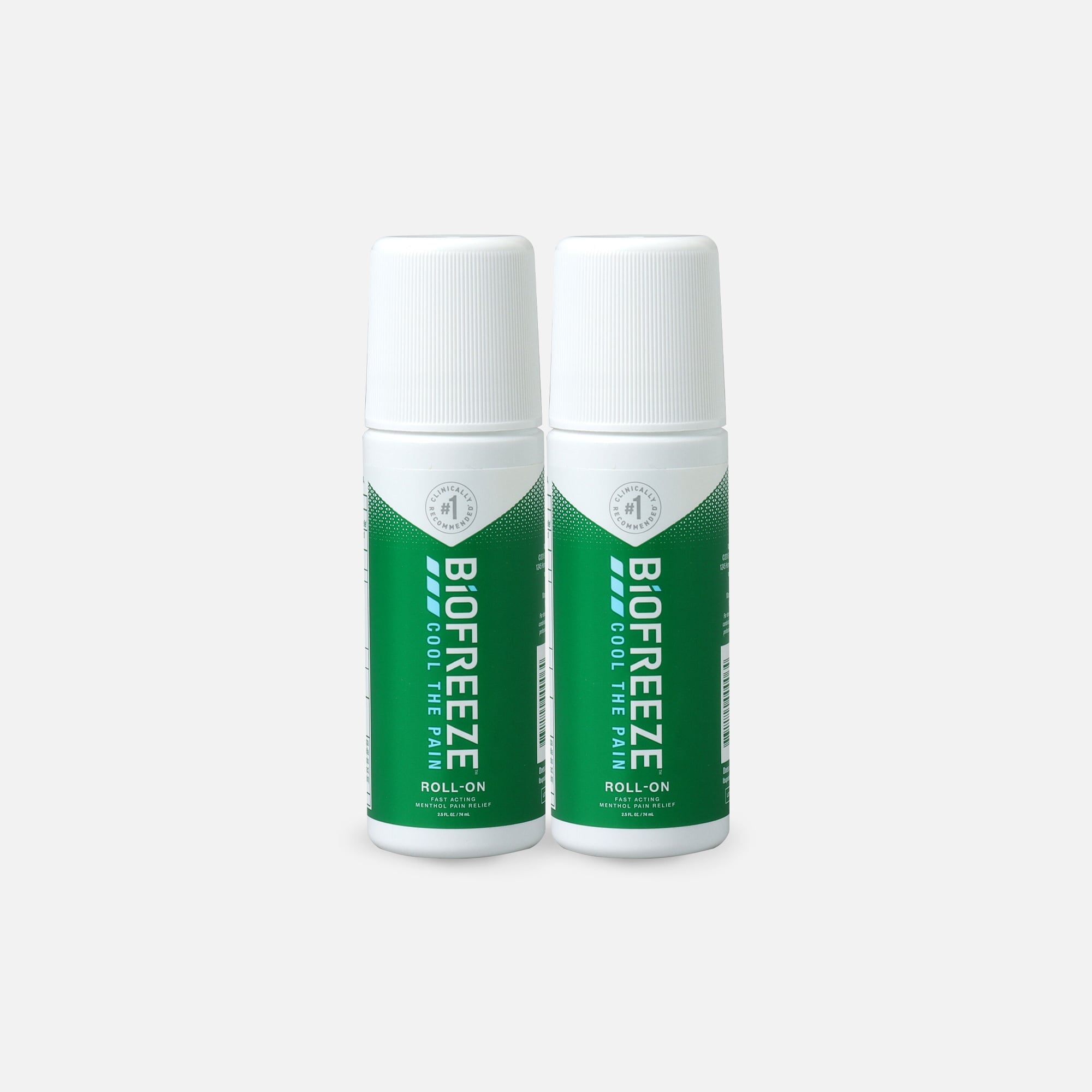 Biofreeze® Pain Relieving Roll-On, Green, 2.5 oz. (2-Pack), , large