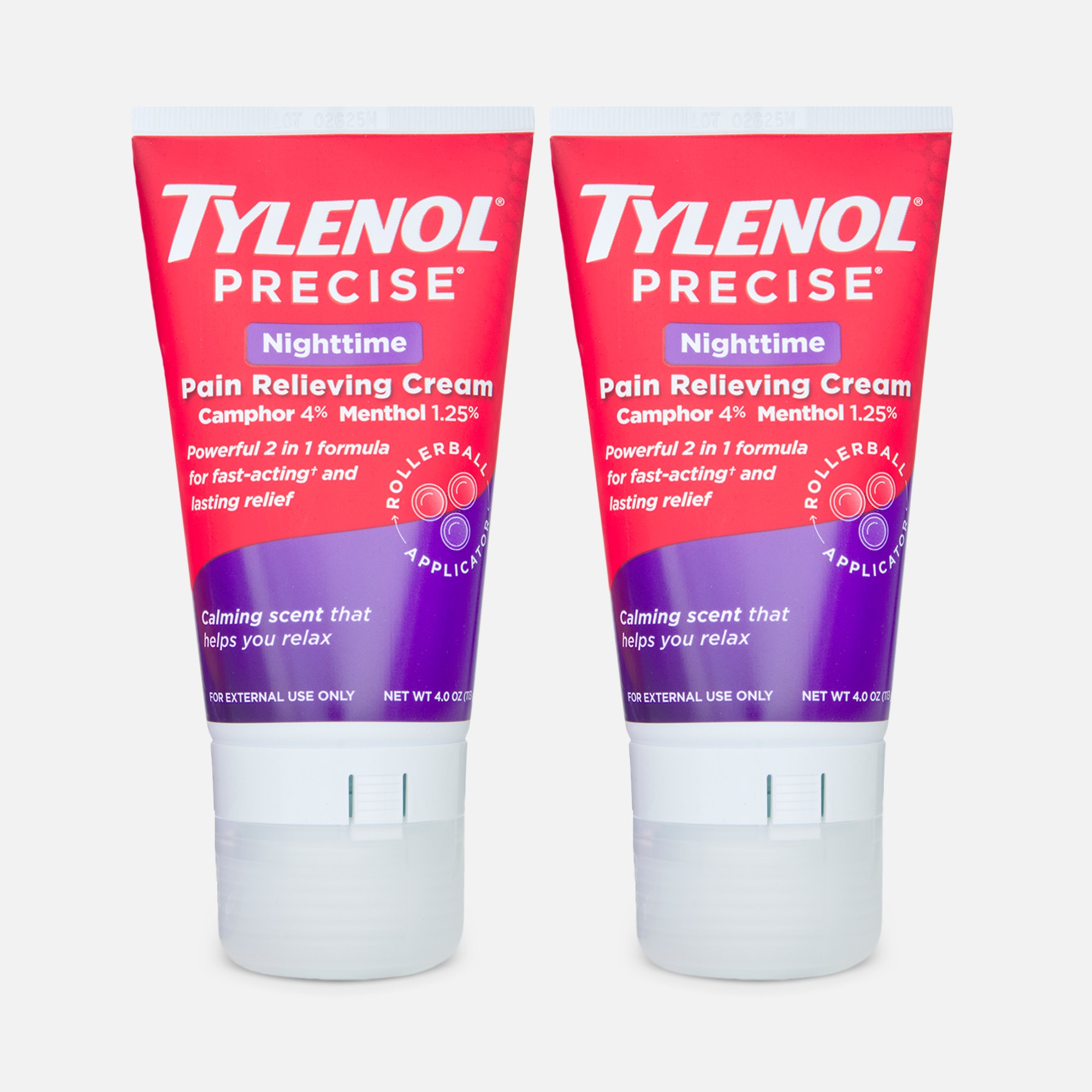 Tylenol Precise Nighttime Pain Relieving Cream, 4 oz. (2-Pack), , large