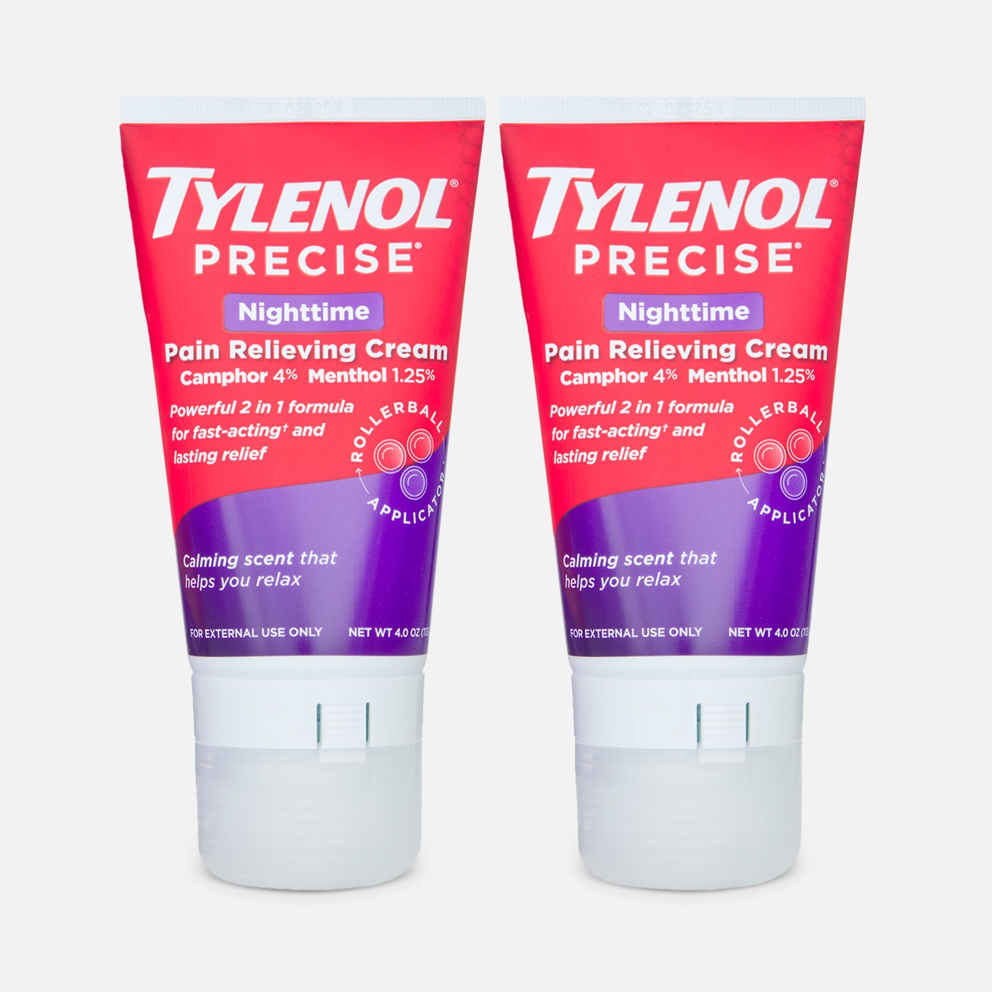 Tylenol Precise Nighttime Pain Relieving Cream, 4 oz. (2-Pack), , large