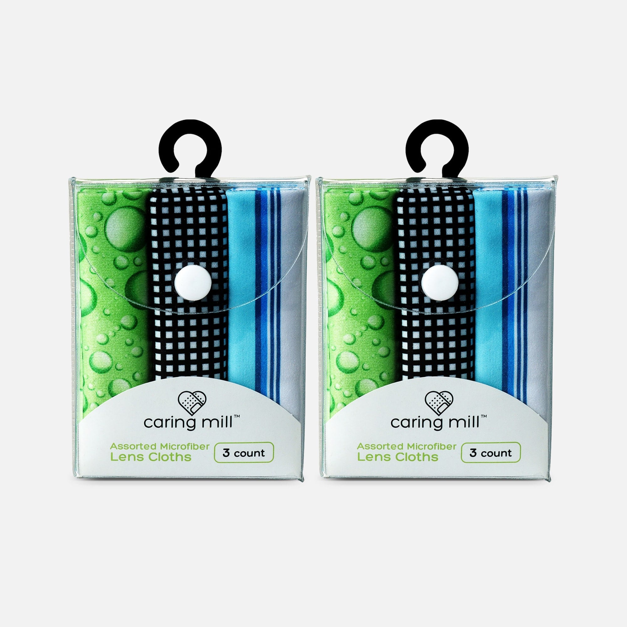 Caring Mill™ Lens Cloth, Microfiber, Assorted, 3 ct. (2-Pack), , large