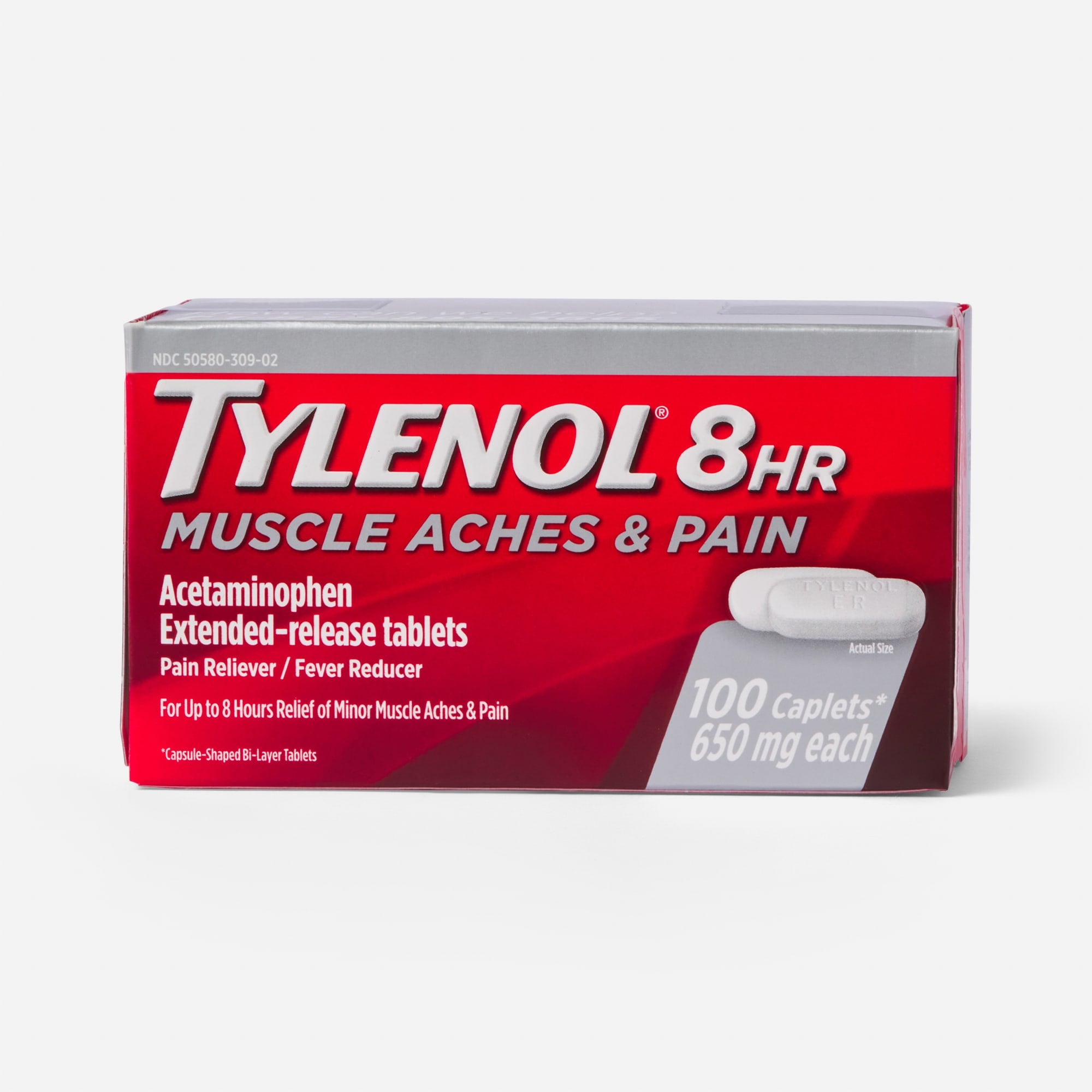 Tylenol 8 HR Muscle Aches and Pain Caplets, , large