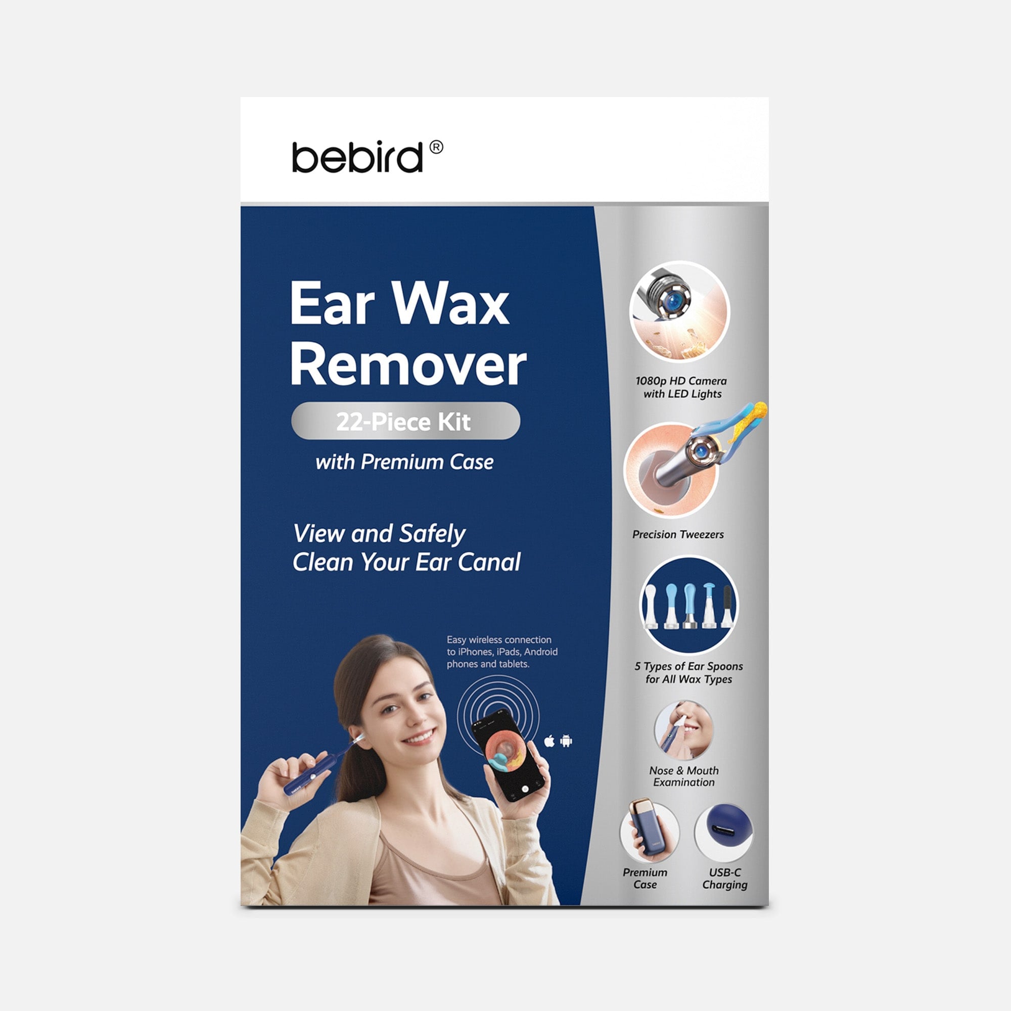 Bebird Max 22 Ear Wax Remover, , large