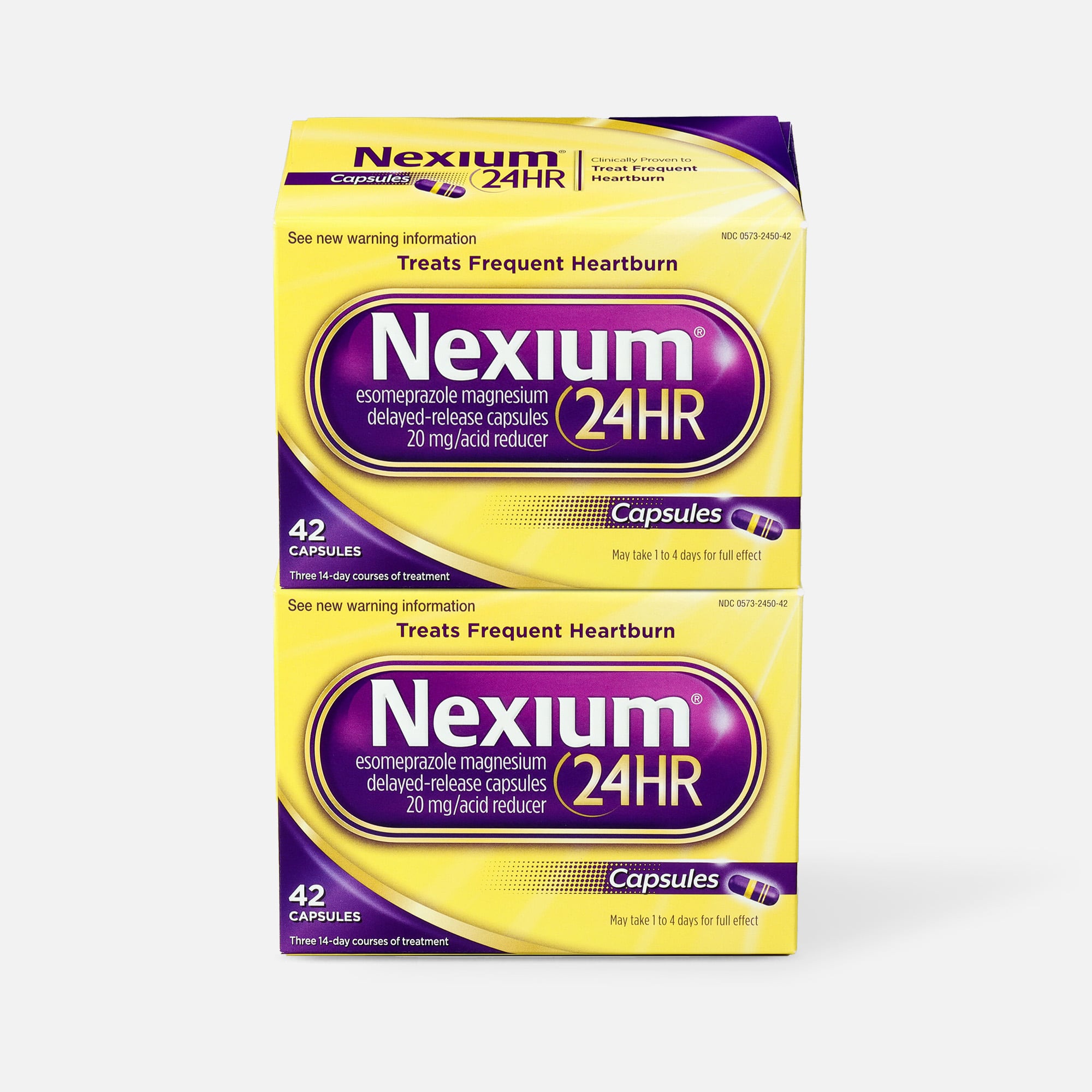 Nexium 24HR Capsules, 42 ct. (2-Pack), , large