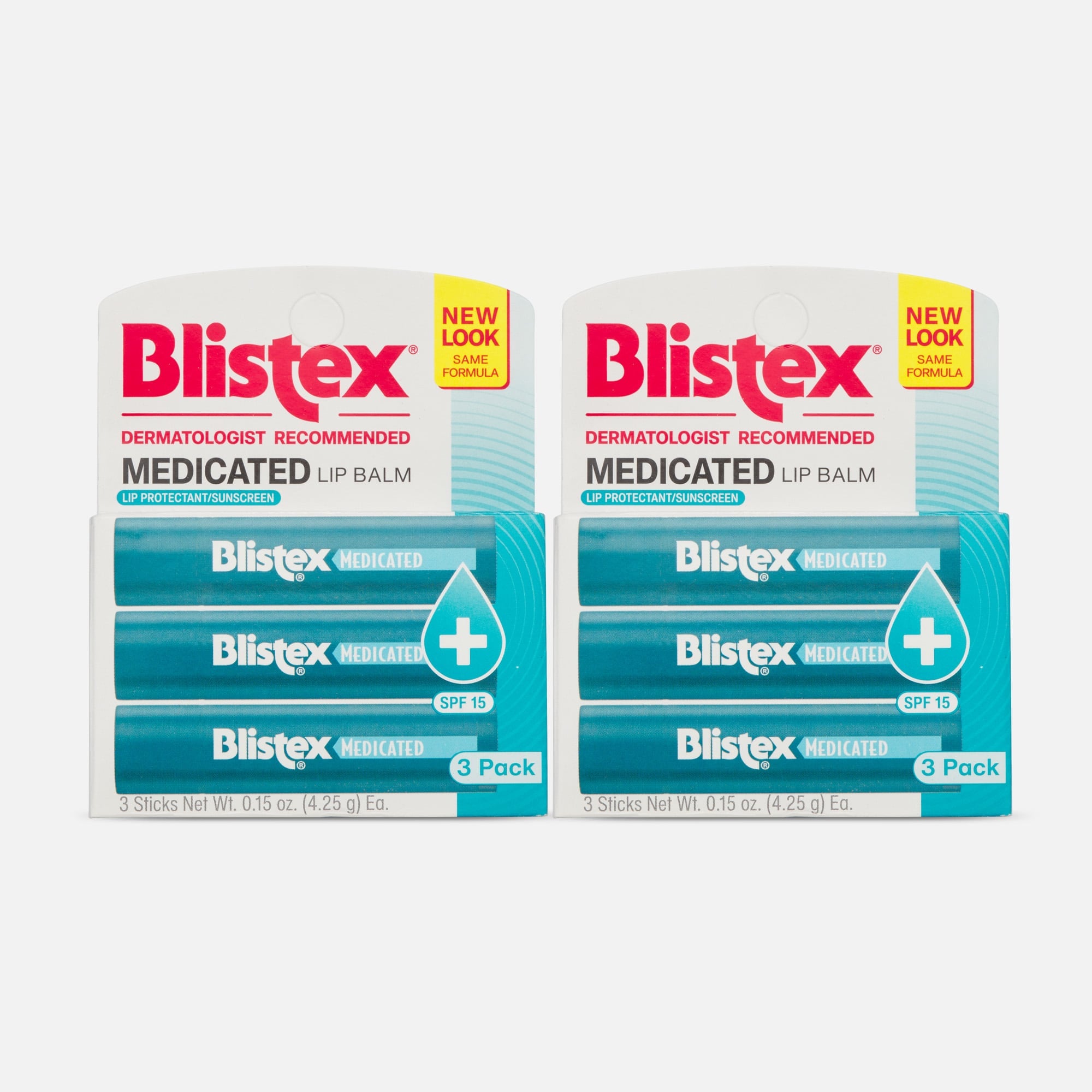 Blistex Medicated Lip Balm, SPF 15, 0.15 oz. (6-Pack), , large