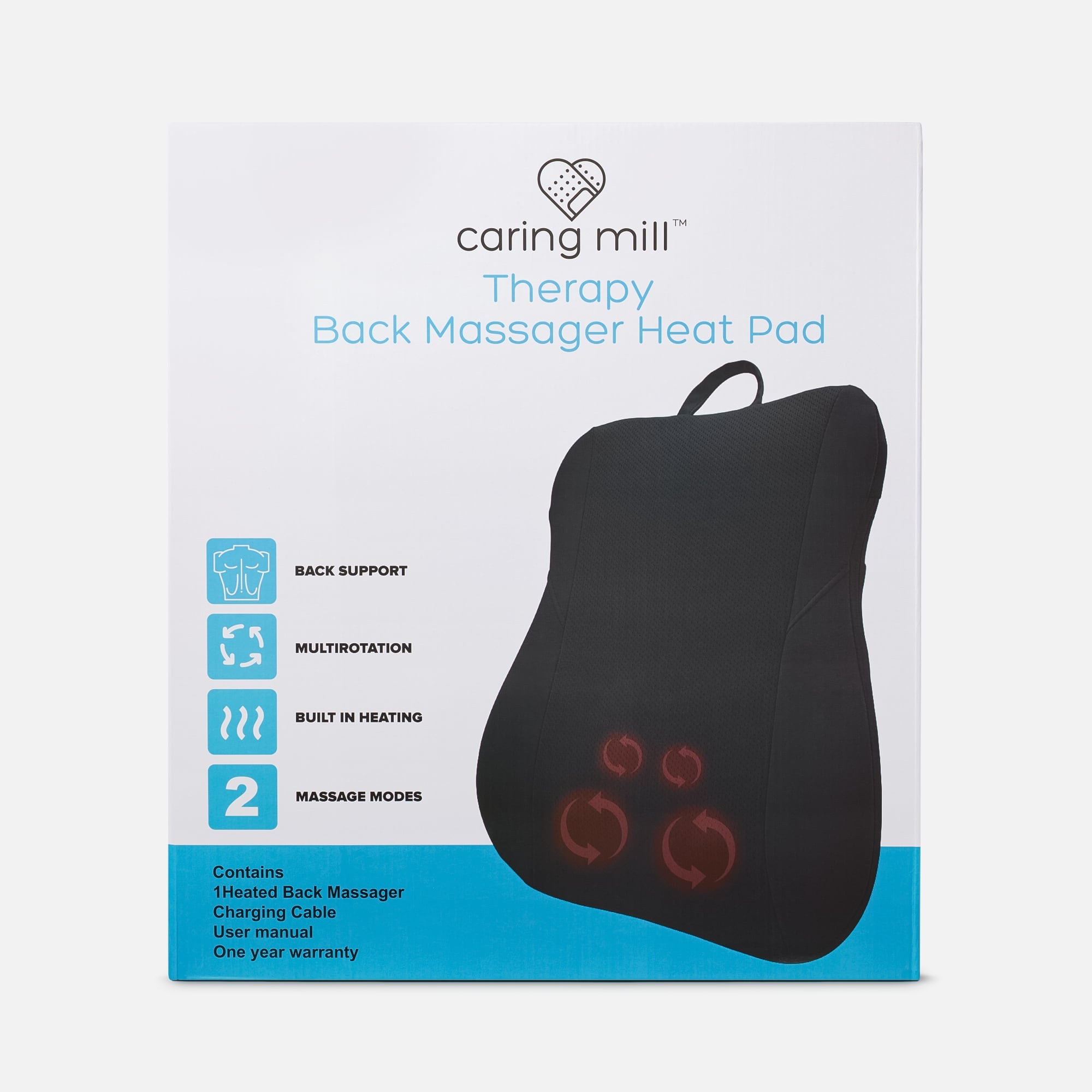 Caring Mill™ Heat Therapy Back Massager Heat Pad, , large