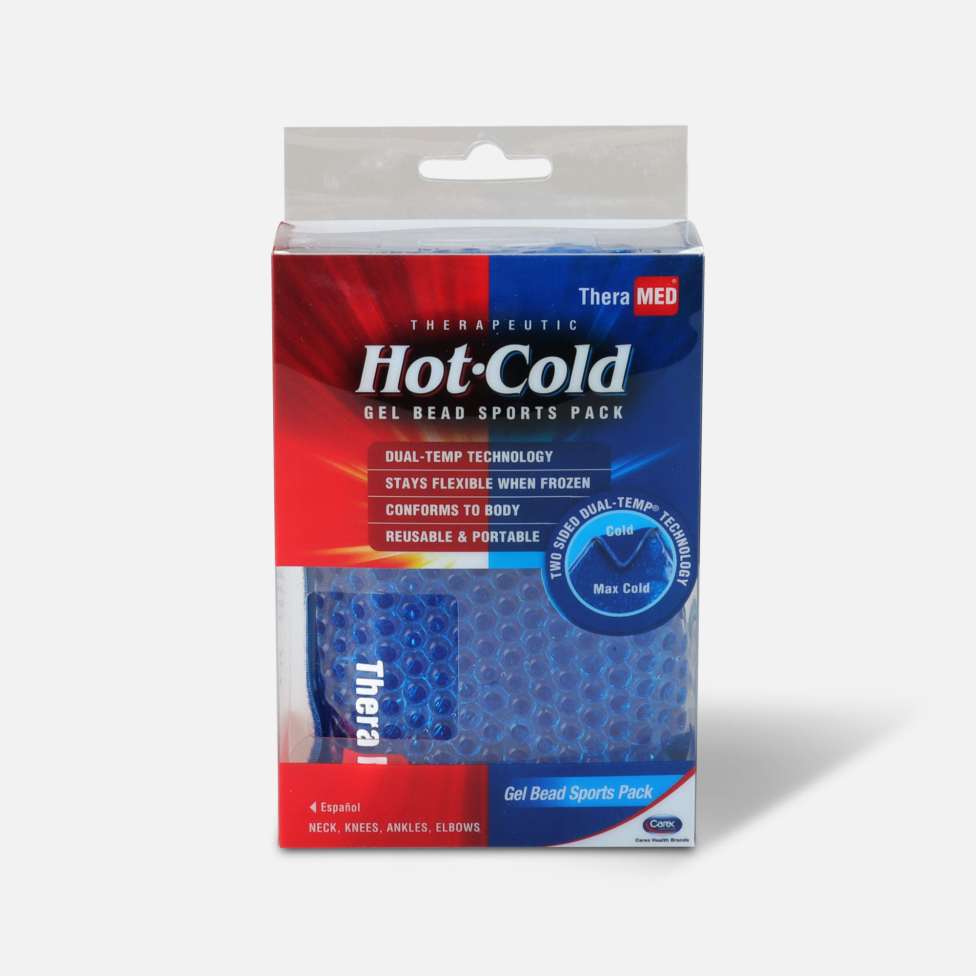 TheraMed Hot & Cold Gel Bead Sports Pack, , large
