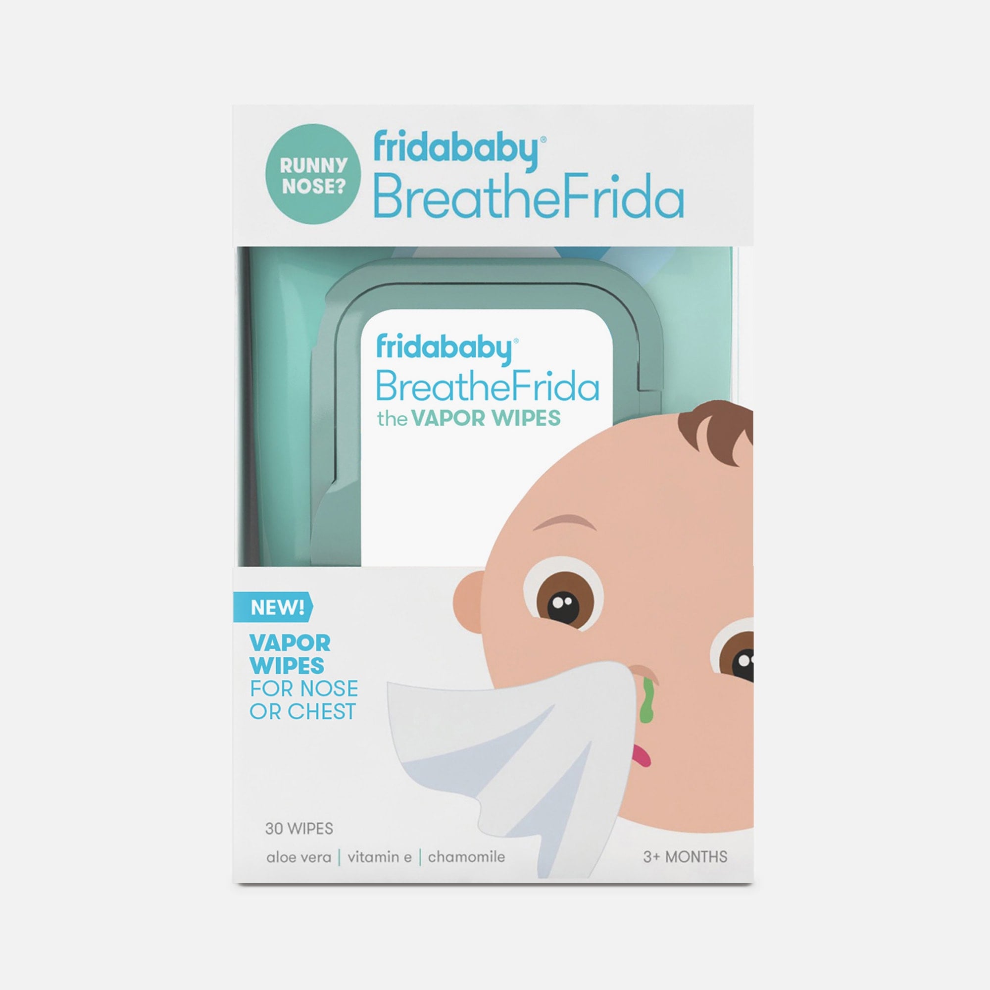 Frida Baby BreatheFrida Vapor Wipes for Nose or Chest, , large