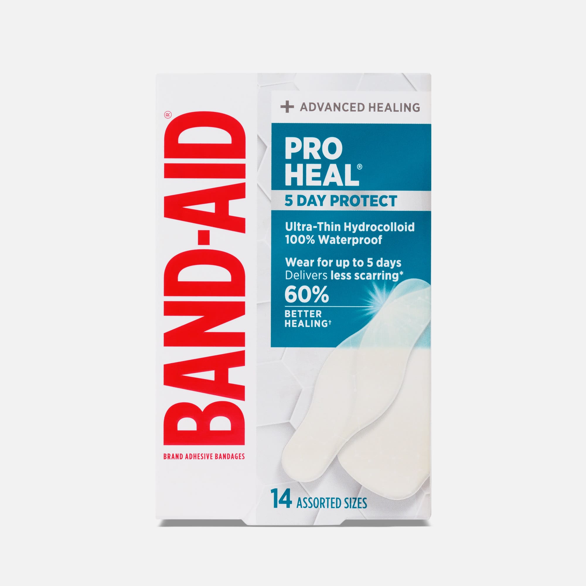 BAND-AID® PRO HEAL® 5-Day Protect Blister and Heel Adhesive Bandages, 14 ct., , large