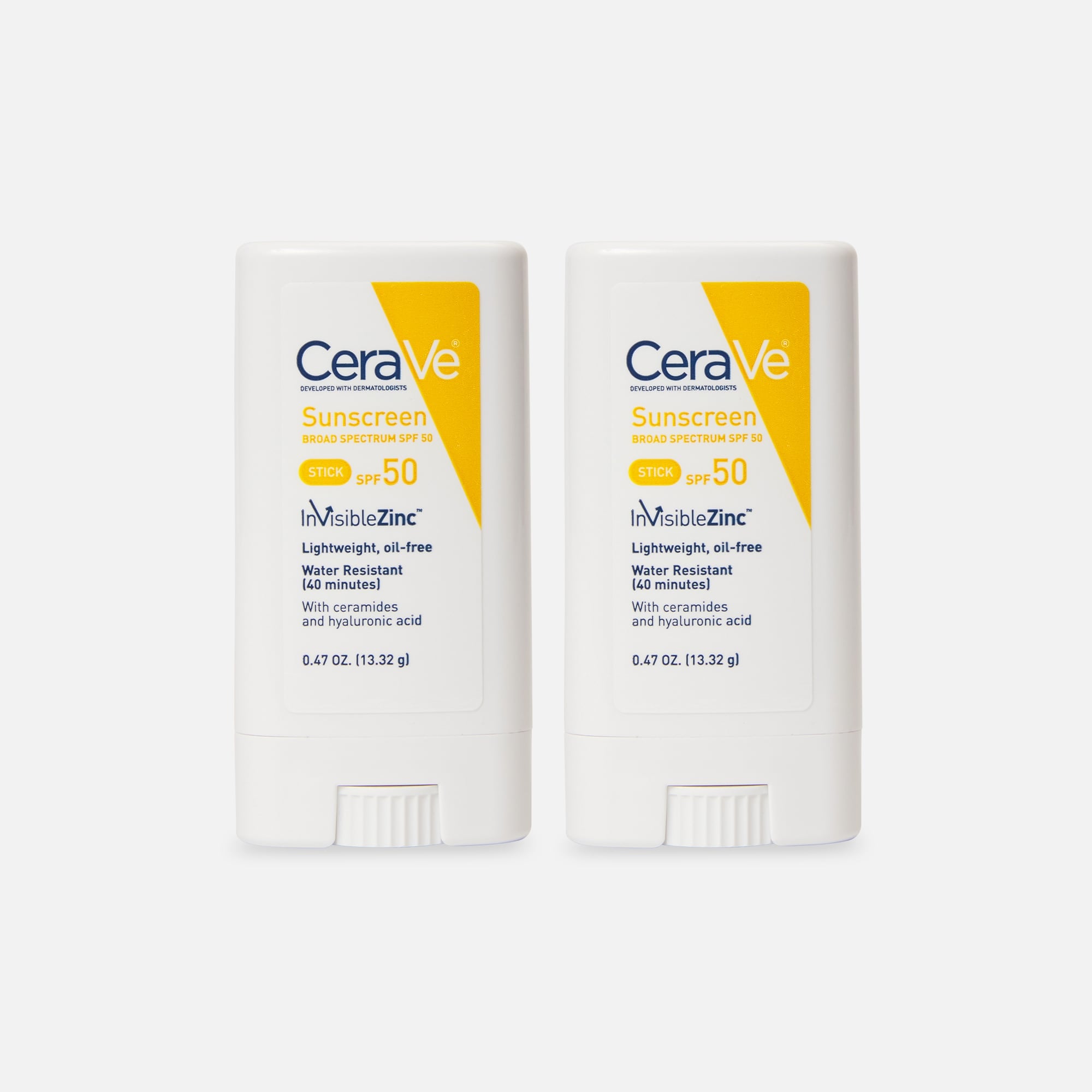 CeraVe Sunscreen Stick - SPF 50 (2-Pack), , large