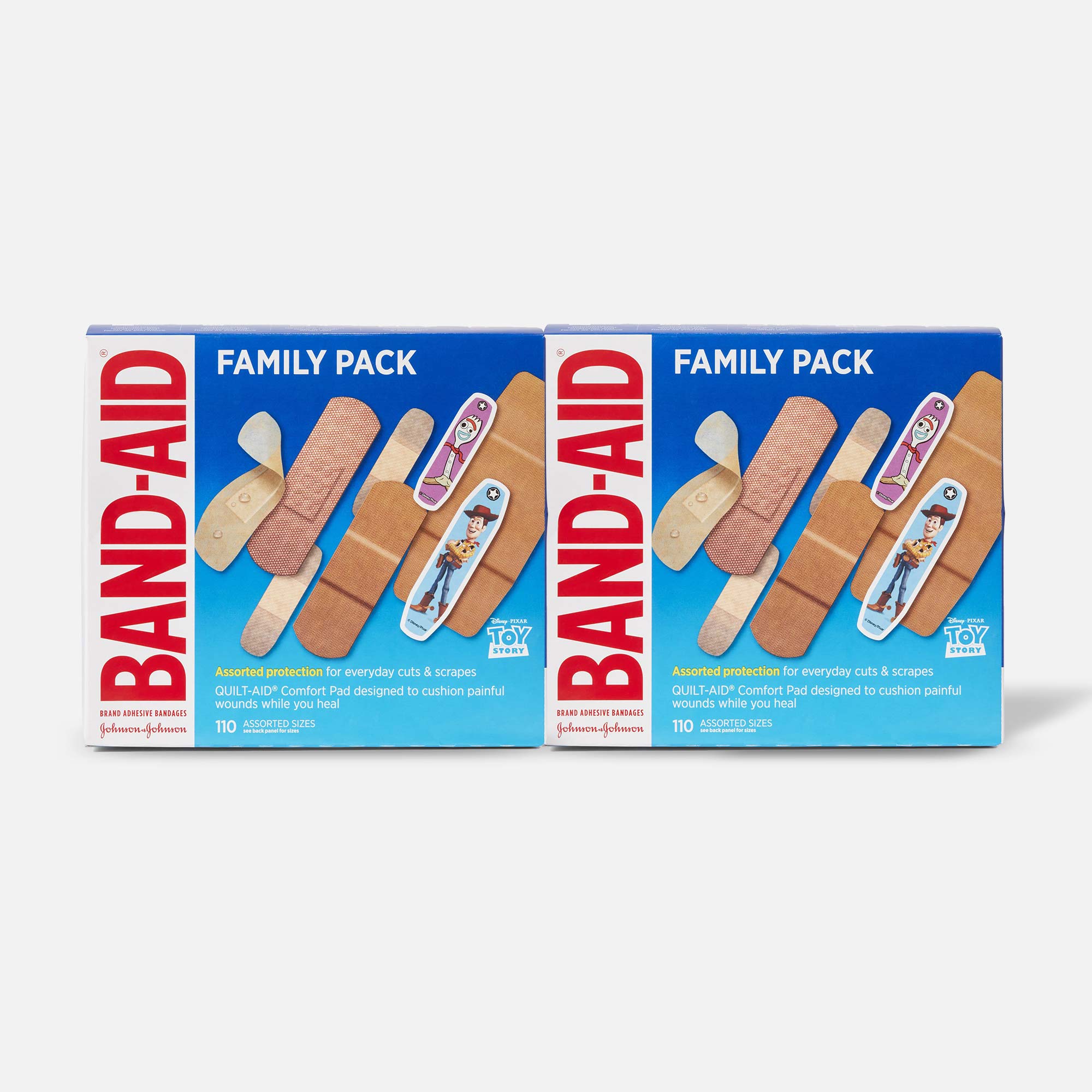 BAND-AID® Family Pack Adhesive Bandages, 110 ct. (2-Pack), , large