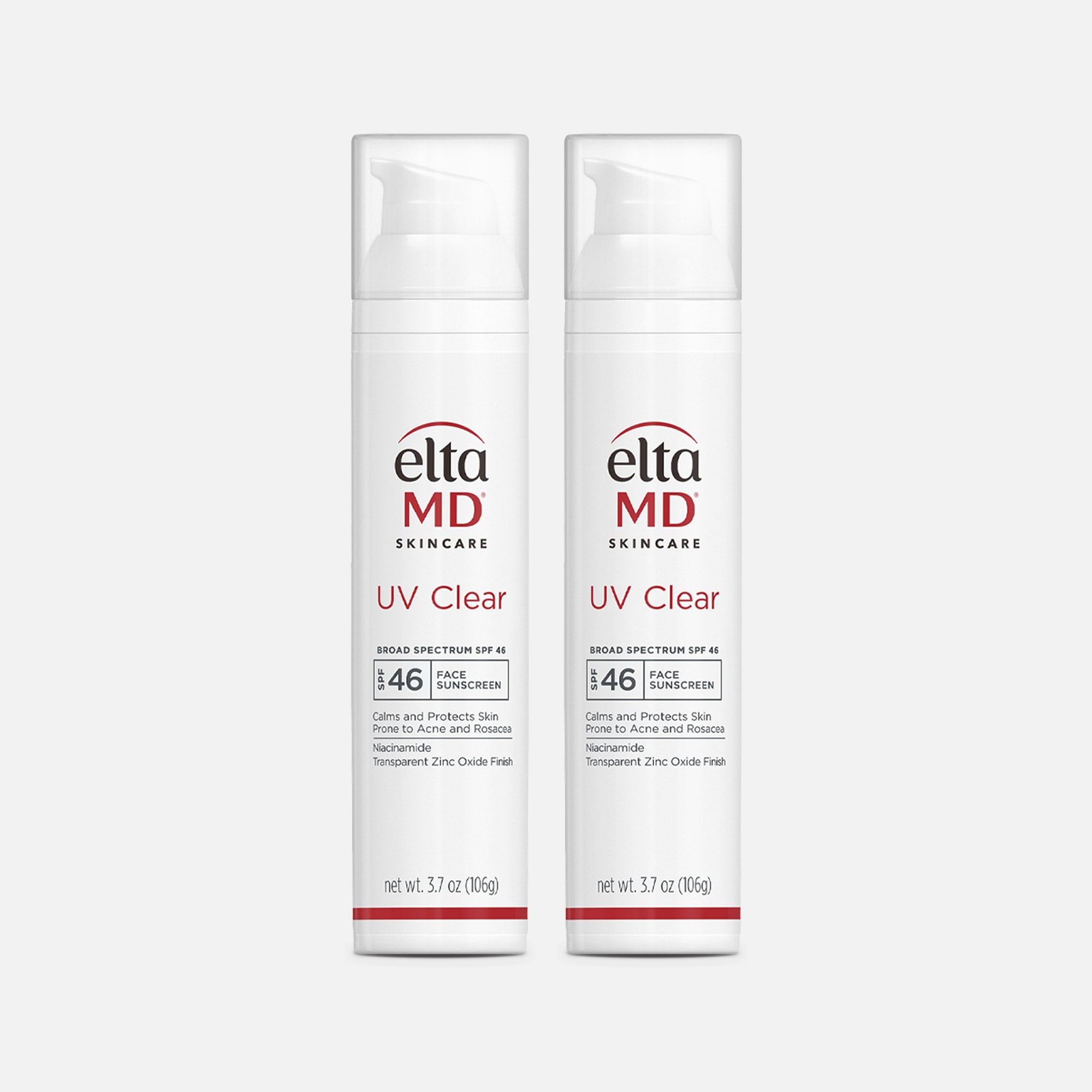 EltaMD UV Clear Broad-Spectrum Face Sunscreen, SPF 46, 3.7 oz. (2-Pack), , large