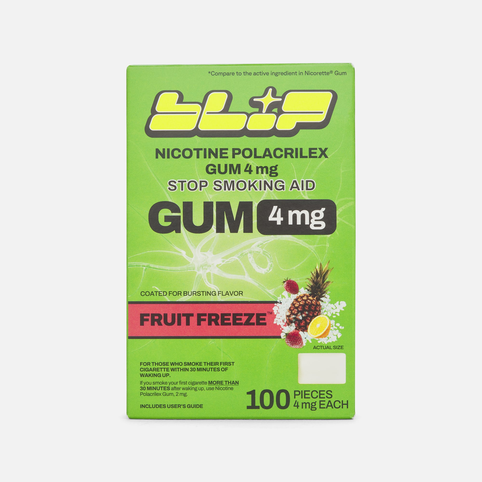 Blip Nicotine Gum, Fruit Freeze, 4mg, , large