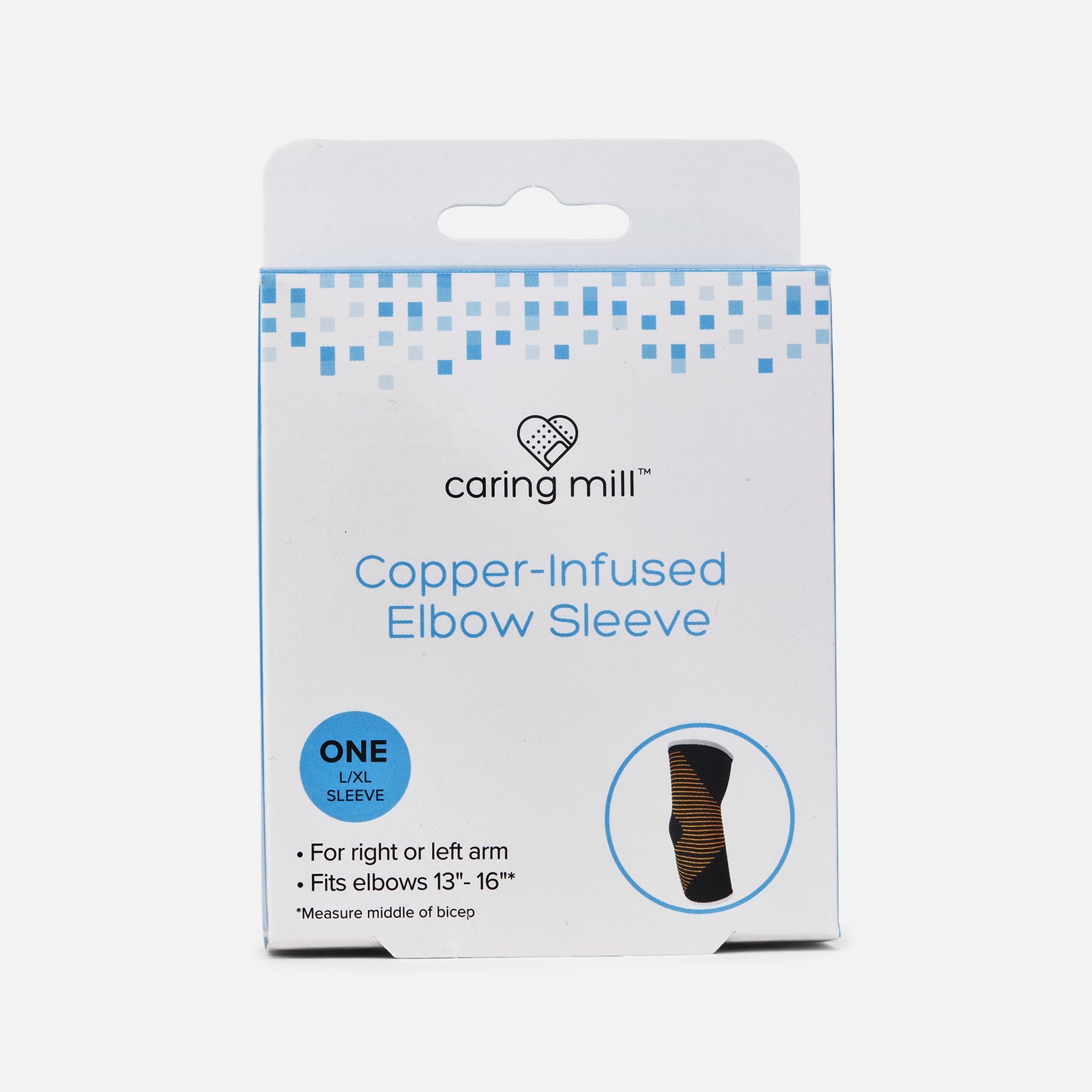 Caring Mill™ Copper-Infused Elbow Compression Sleeve, L/XL