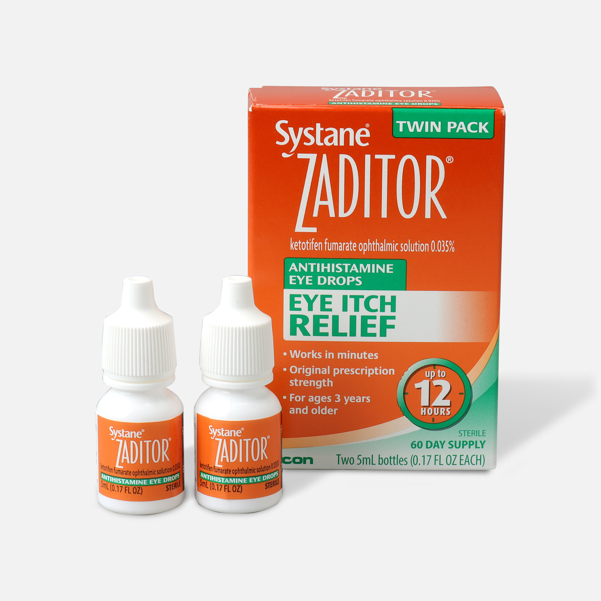 Systane Zaditor Eye Drops, , large