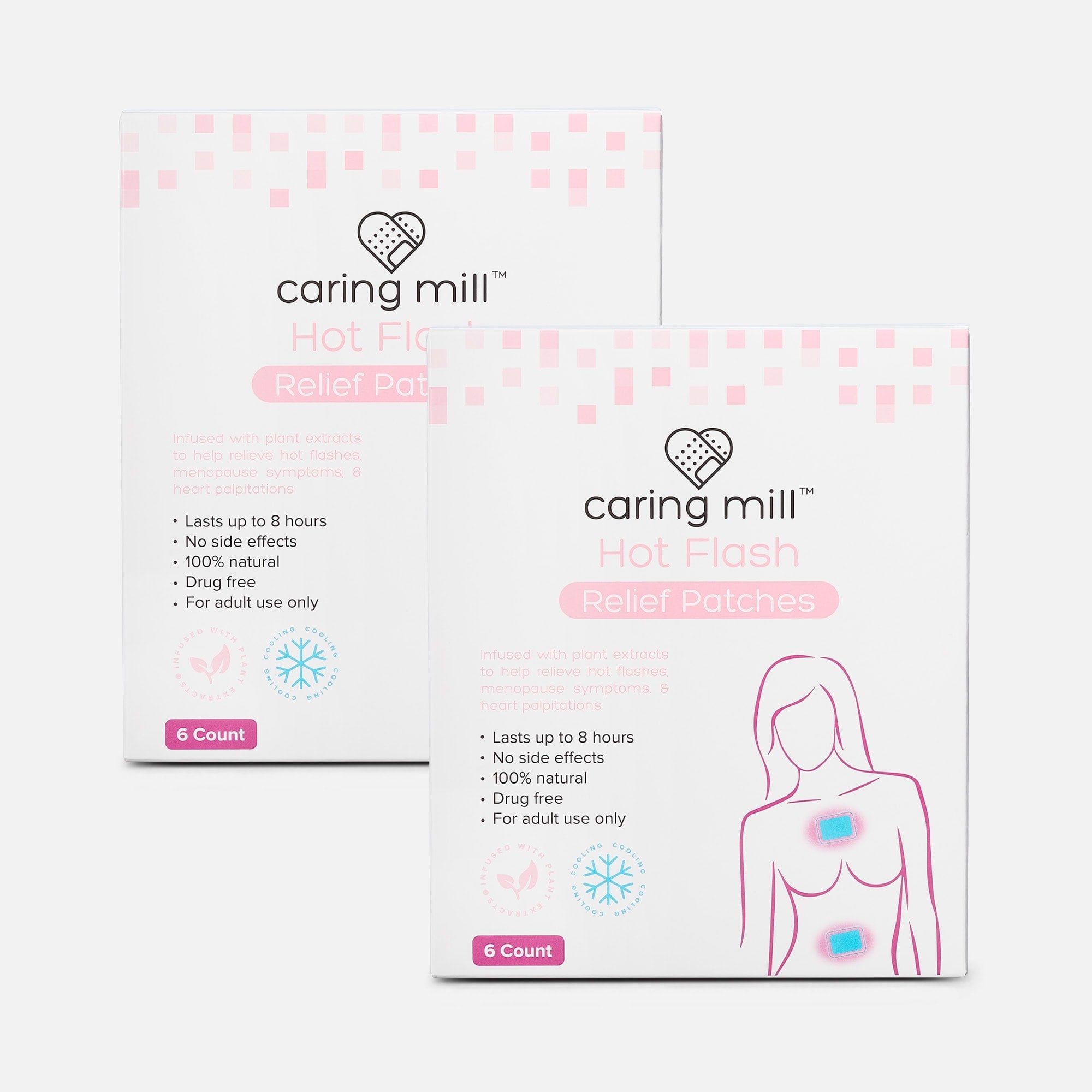 Caring Mill™ Hot Flash Relief Patch, 6 ct. (2-Pack), , large